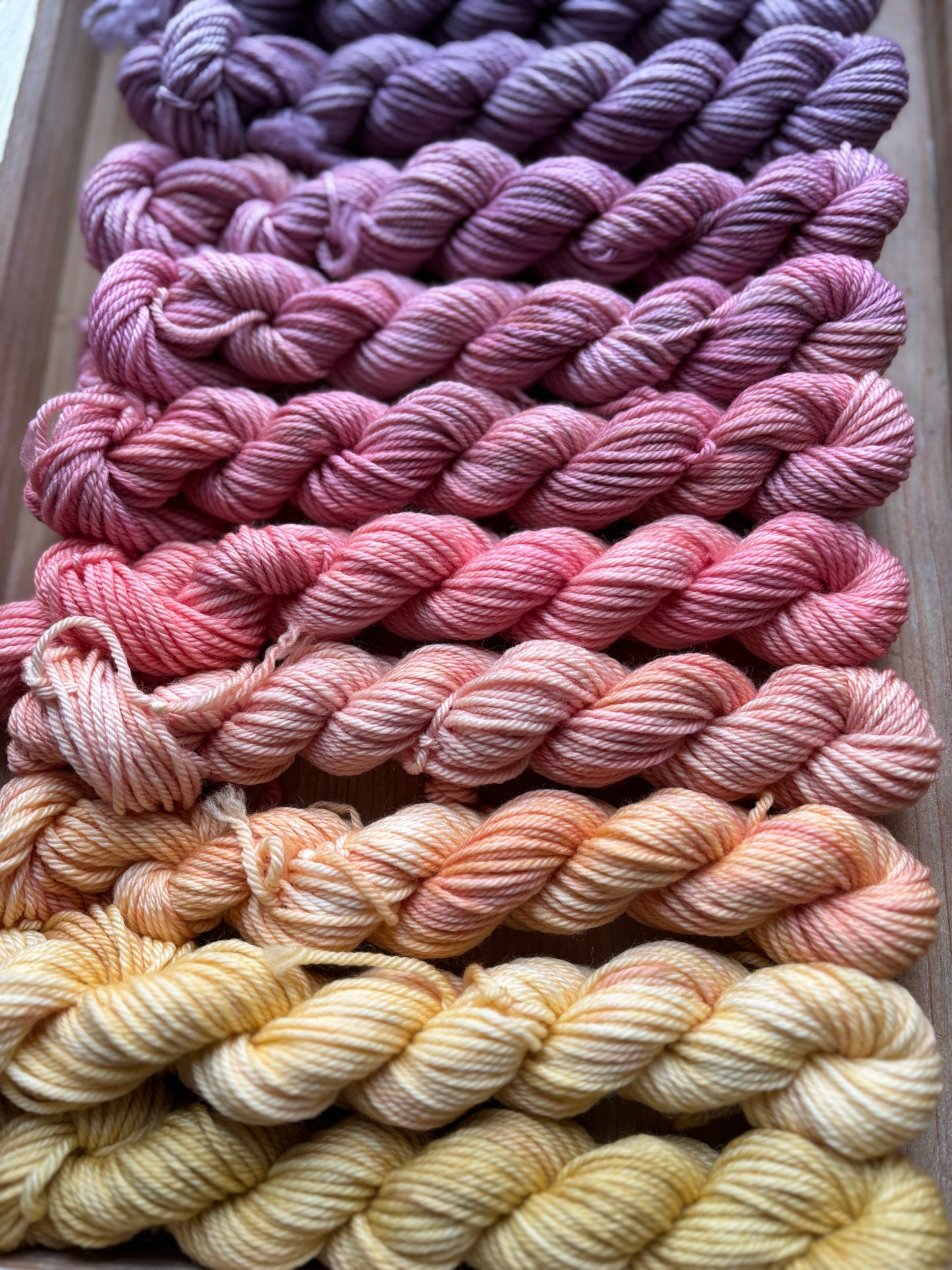 24 Skein Mini Yarn Fade - Hidden DK Base