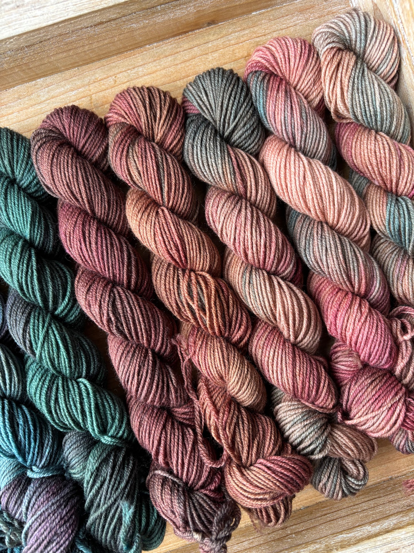 12 Skein Mini Yarn Fade - Squishy Sock Base