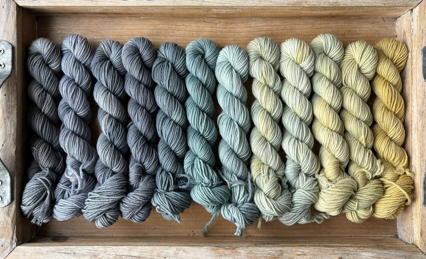 24 Skein Mini Yarn Fade - Squishy Sock Base