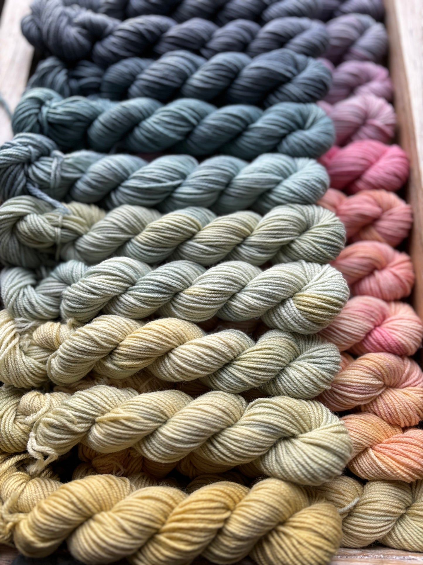 24 Skein Mini Yarn Fade - Squishy Sock Base