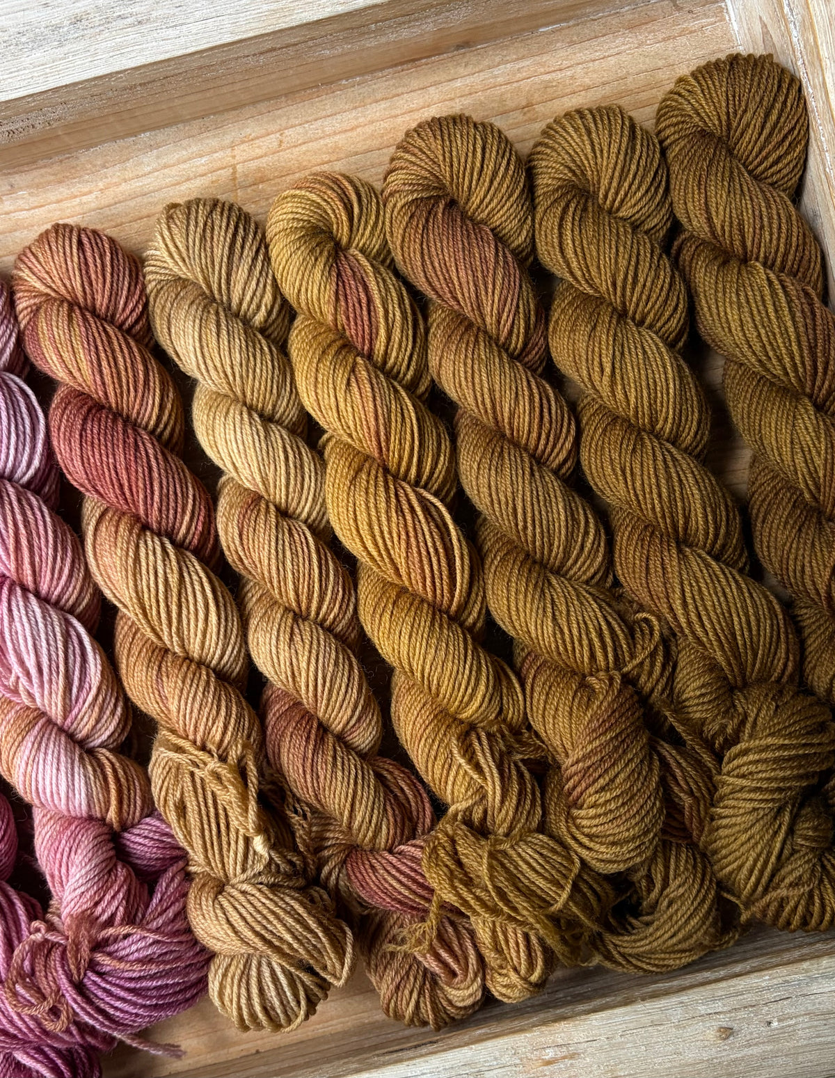 12 Skein Mini Yarn Fade - Squishy Sock Base