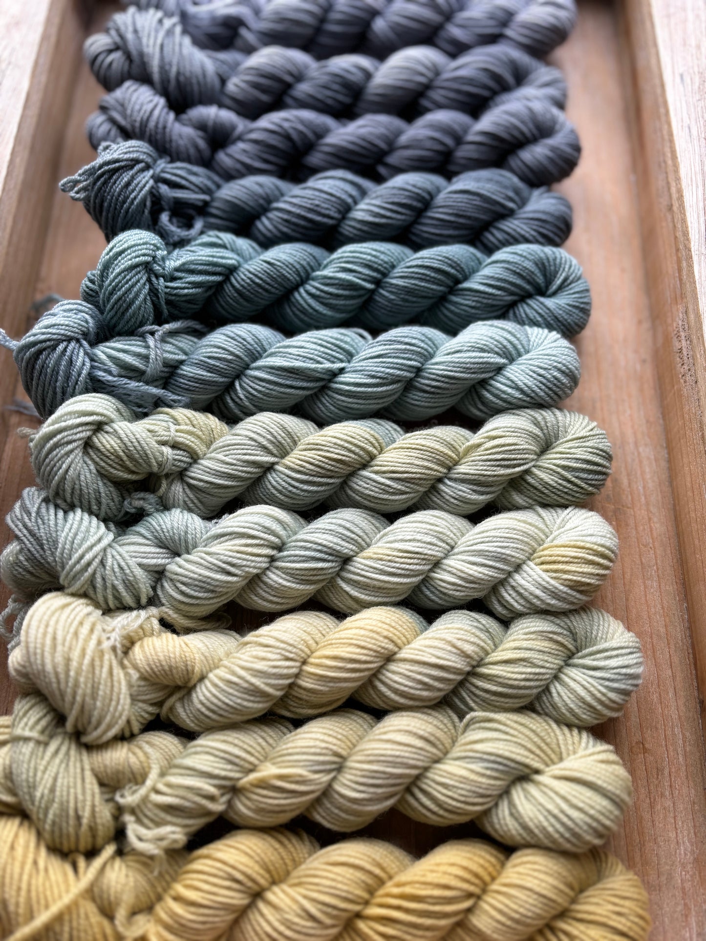 24 Skein Mini Yarn Fade - Squishy Sock Base