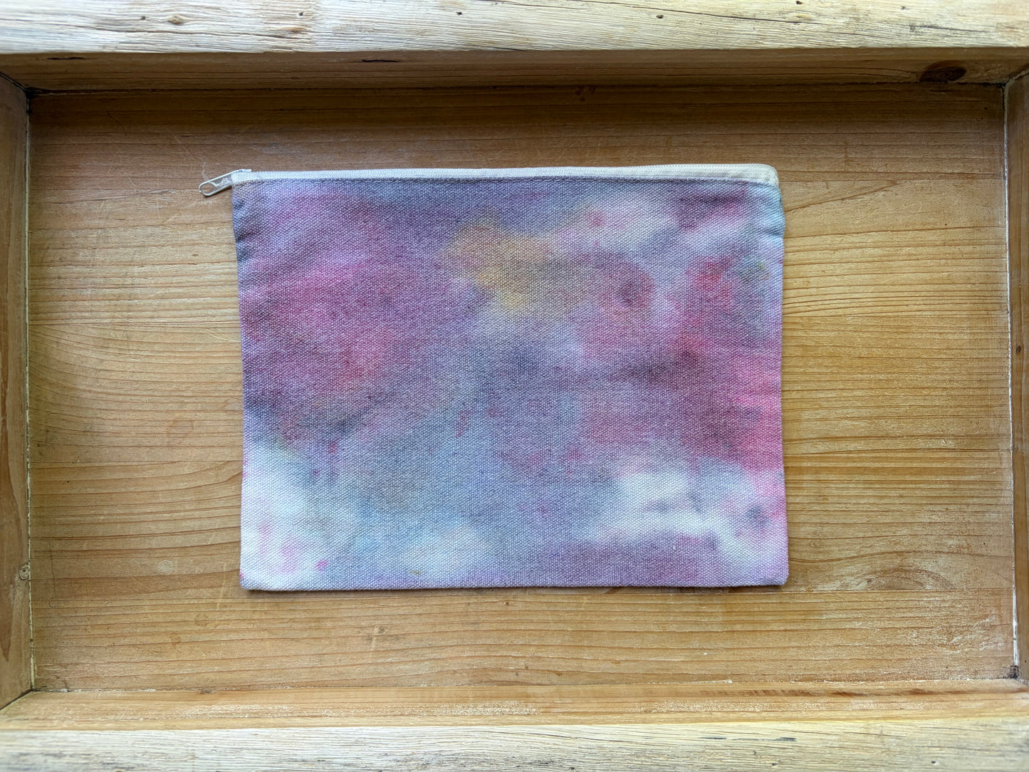 Ice Dyed Zipper Pouch