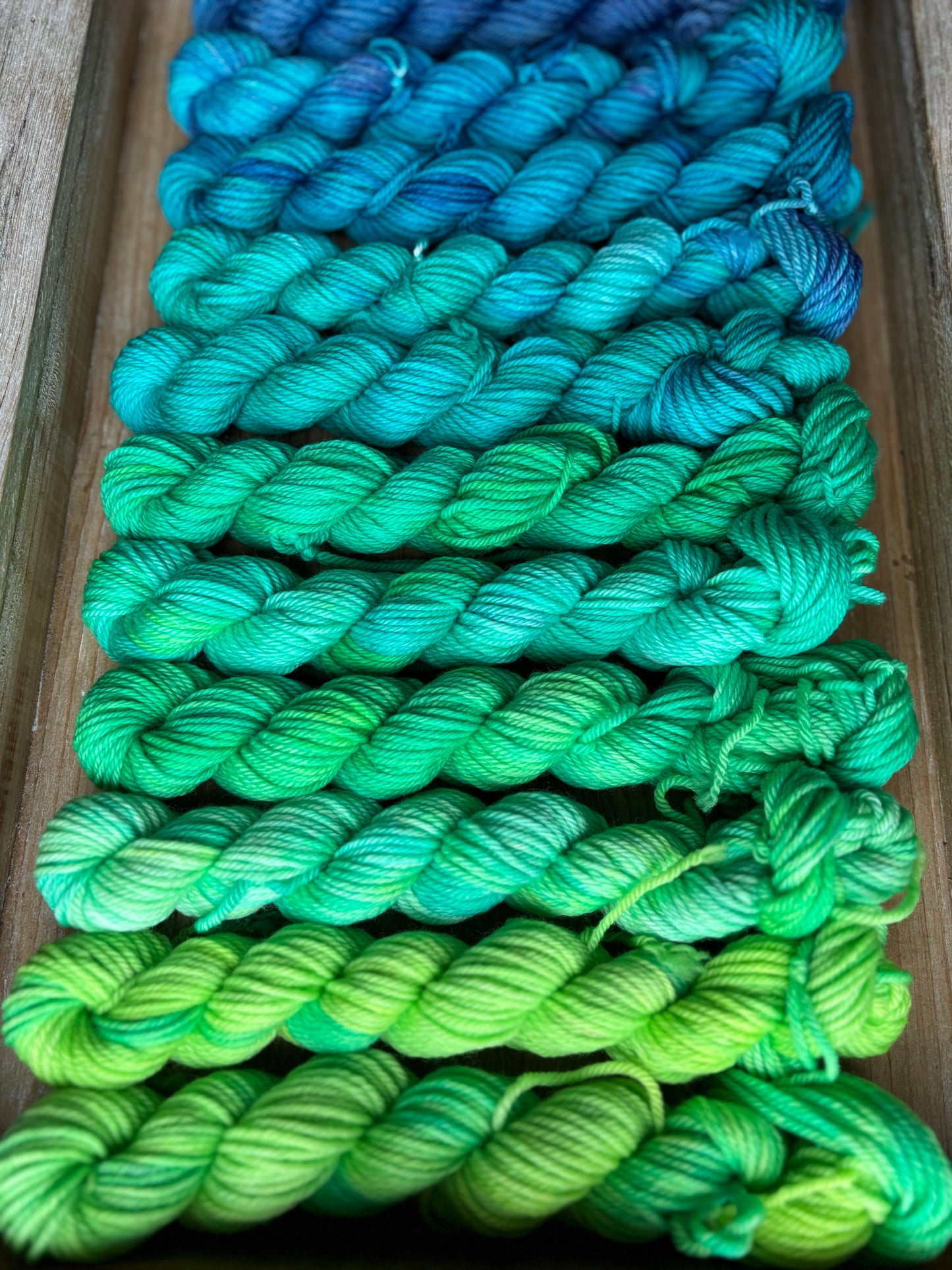 24 Skein Mini Yarn Fade - Hidden DK Base