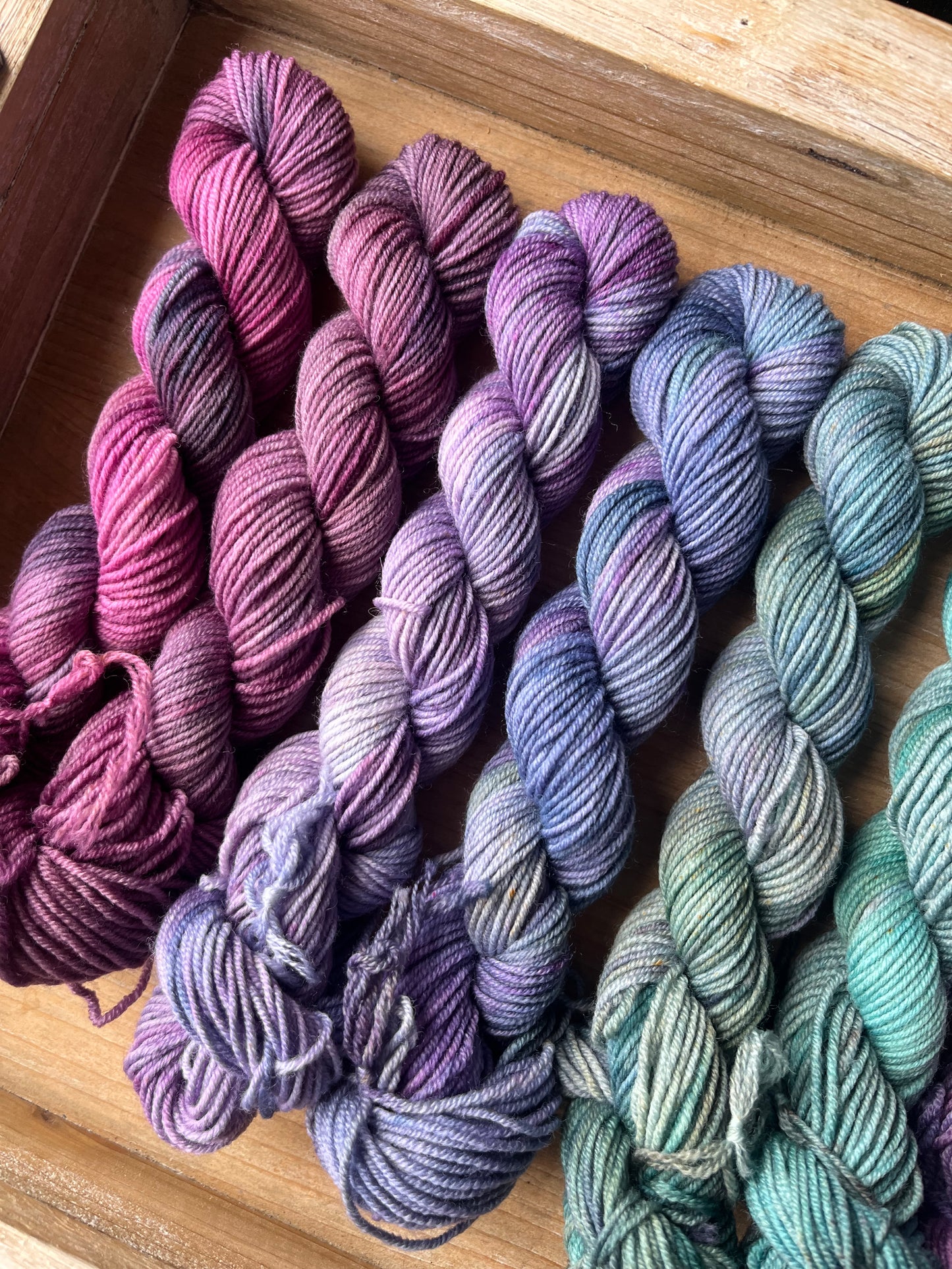 10 Skein Mini Yarn Fade - Squishy Sock Base