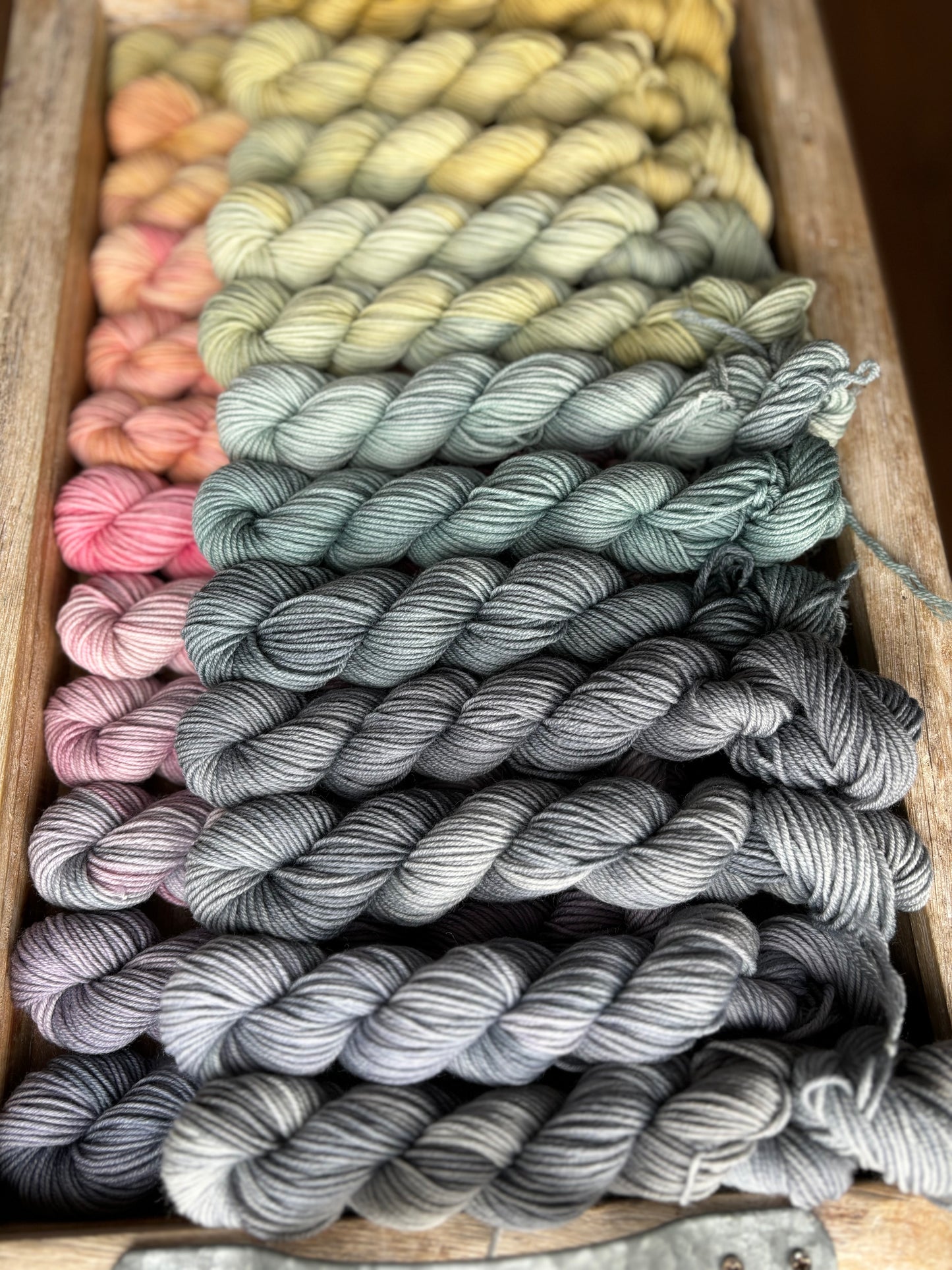 24 Skein Mini Yarn Fade - Squishy Sock Base