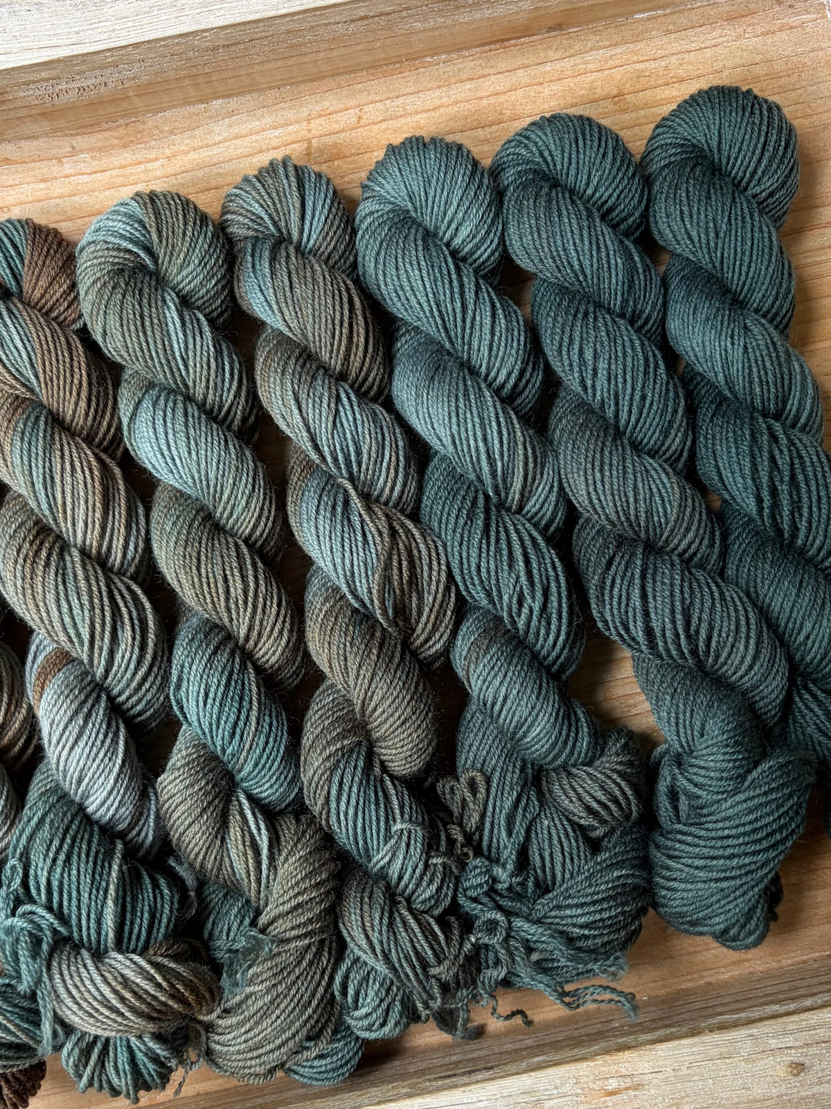 10 Skein Mini Yarn Fade - Squishy Sock Base