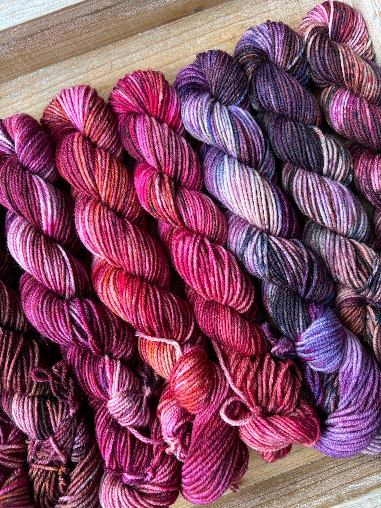 12 Skein Mini Yarn Fade - Squishy Sock Base