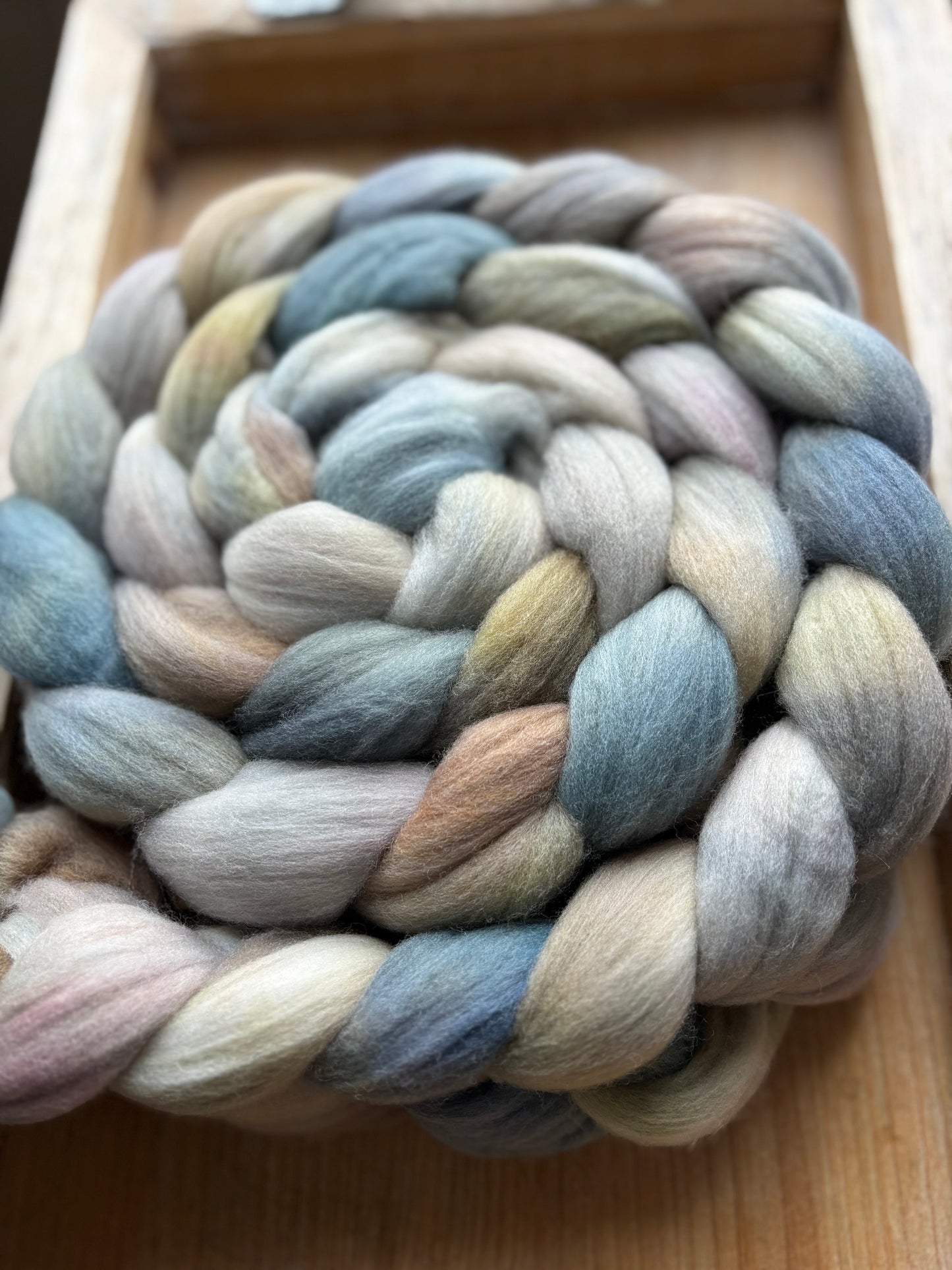 One of a Kind Batch - 100 grams of Spinning Fibre - Untreated Merino Wool 22 Micron - Hand Dyed Combed Top