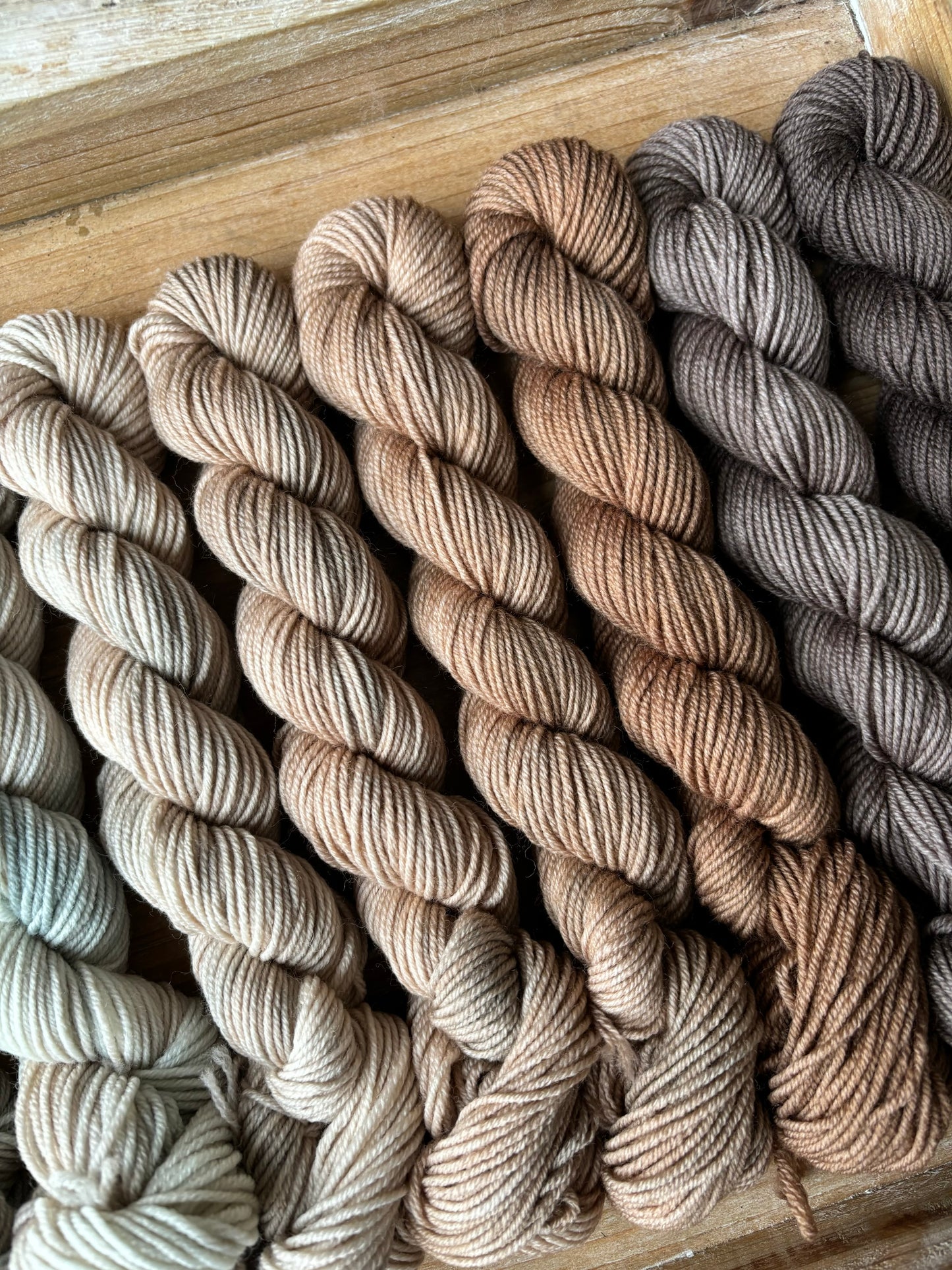 12 Skein Mini Yarn Fade - Squishy Sock Base
