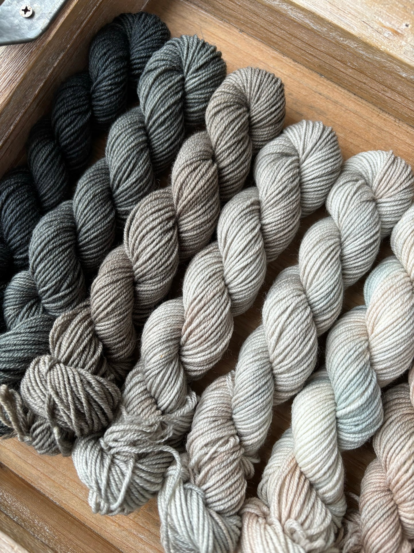 12 Skein Mini Yarn Fade - Squishy Sock Base