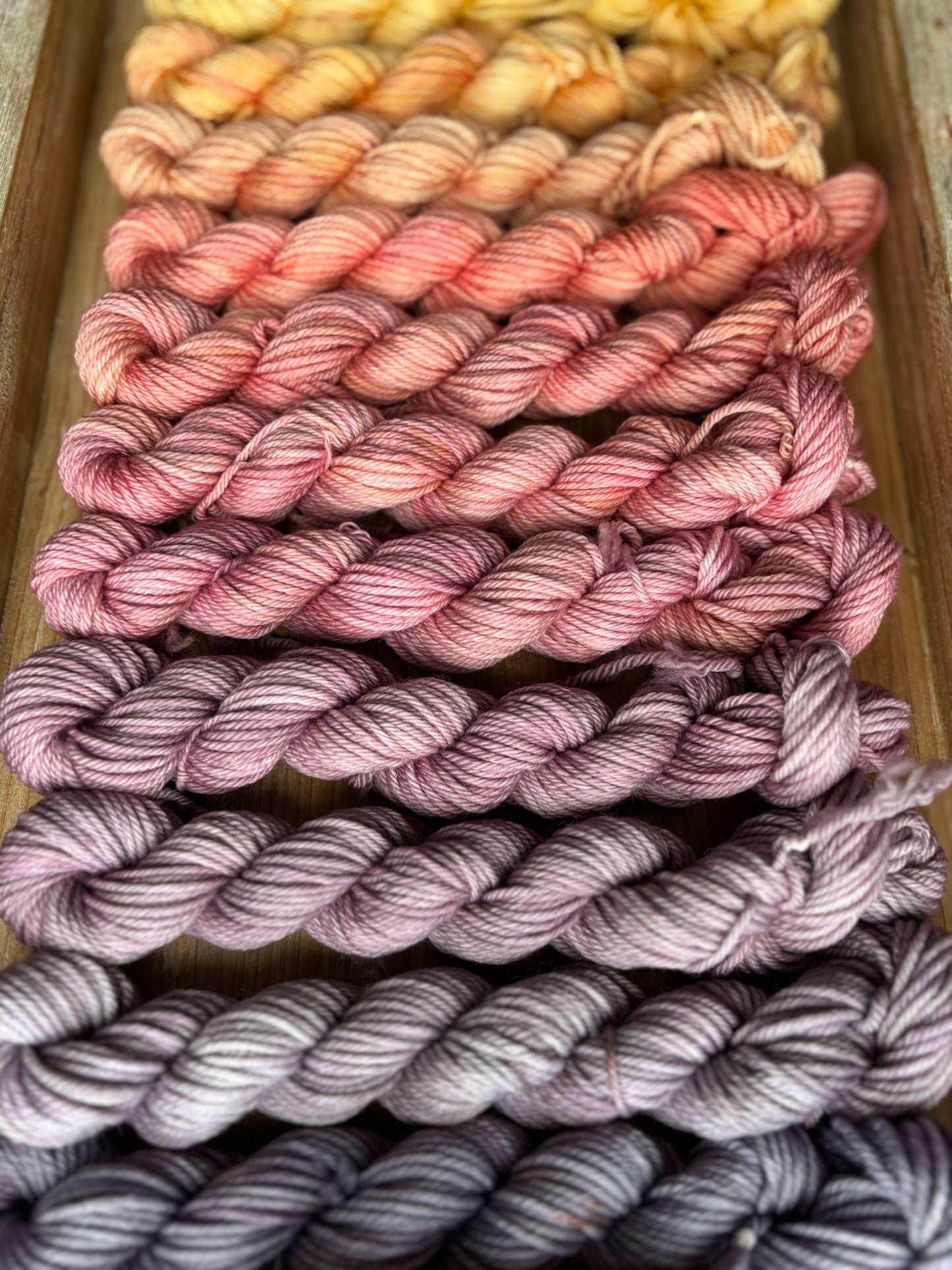 24 Skein Mini Yarn Fade - Hidden DK Base