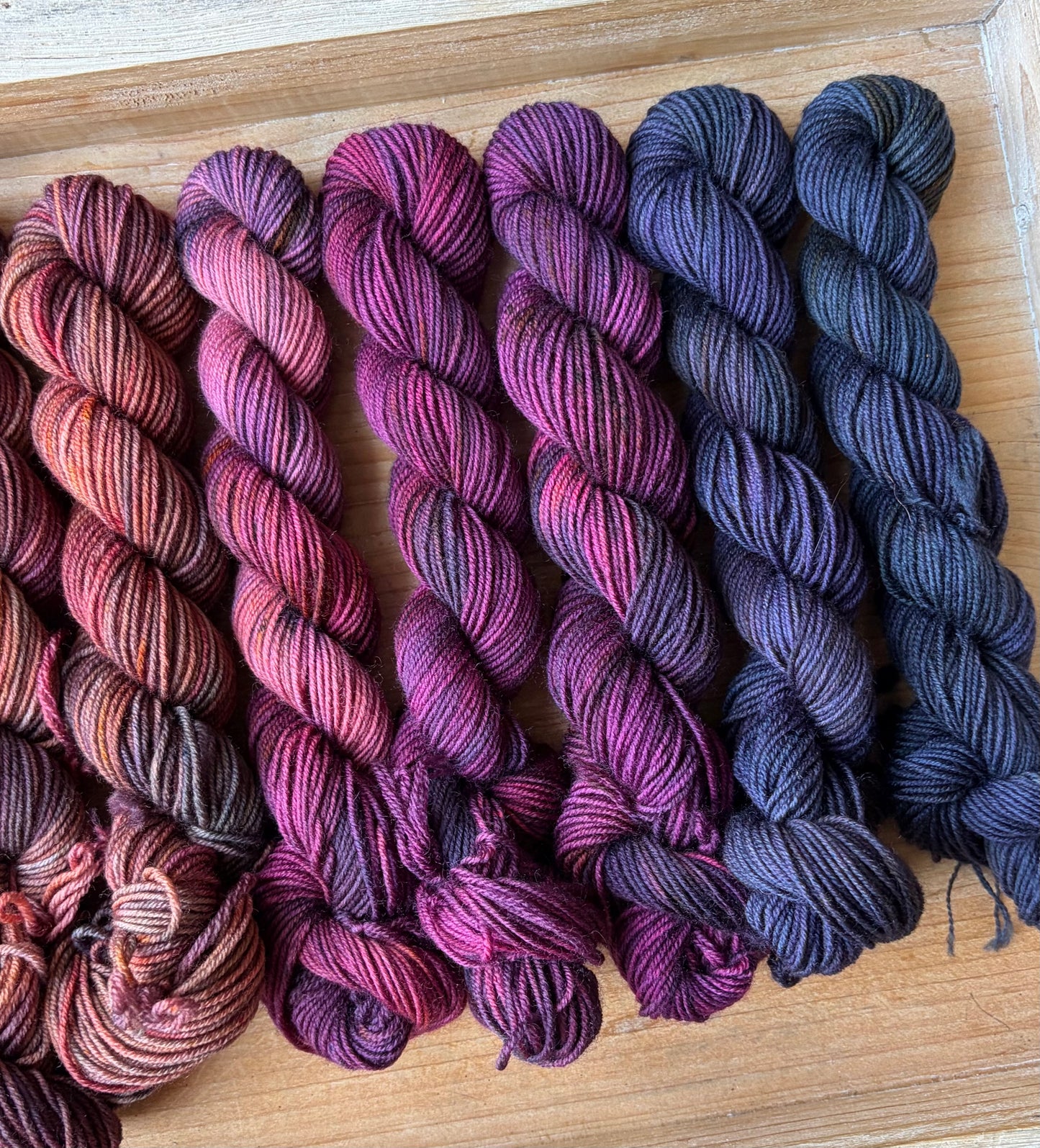 10 Skein Mini Yarn Fade - Squishy Sock Base