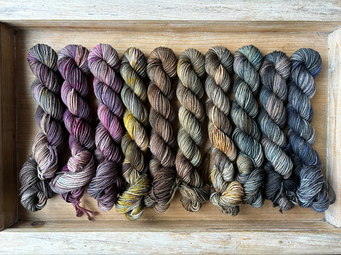 10 Skein Mini Yarn Fade - Squishy Sock Base
