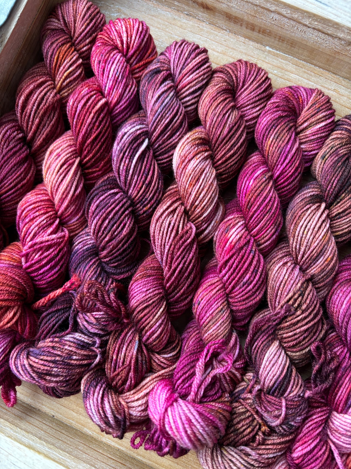 12 Skein Mini Yarn Fade - Squishy Sock Base