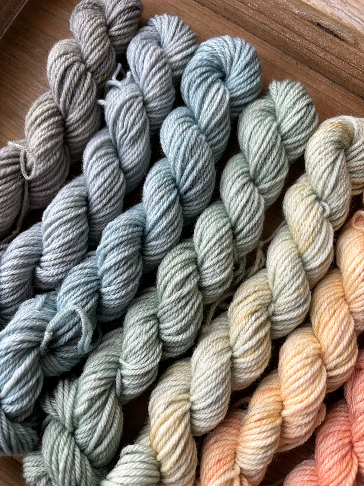 10 Skein Mini Yarn Fade - Hidden DK Base