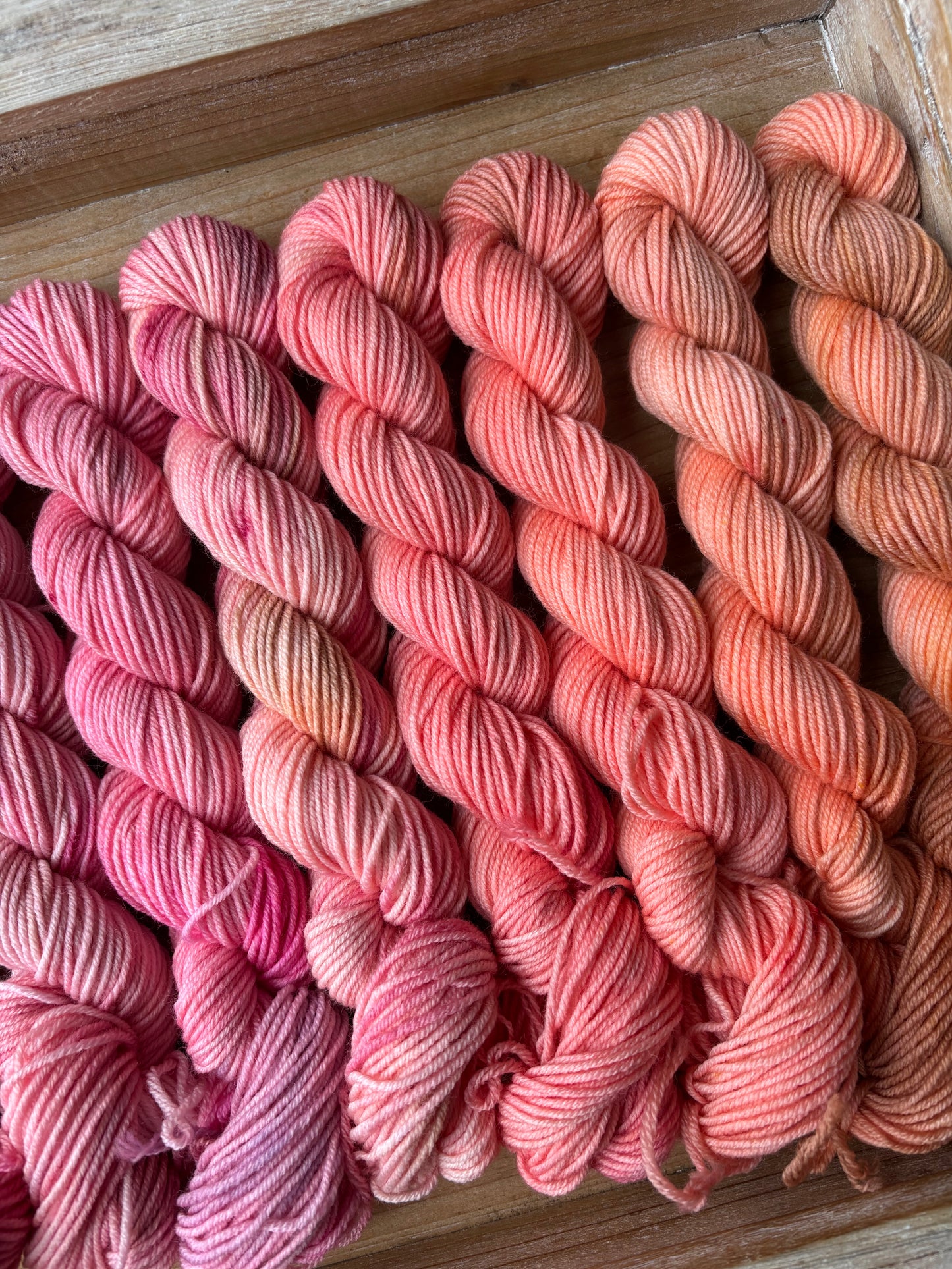12 Skein Mini Yarn Fade - Squishy Sock Base