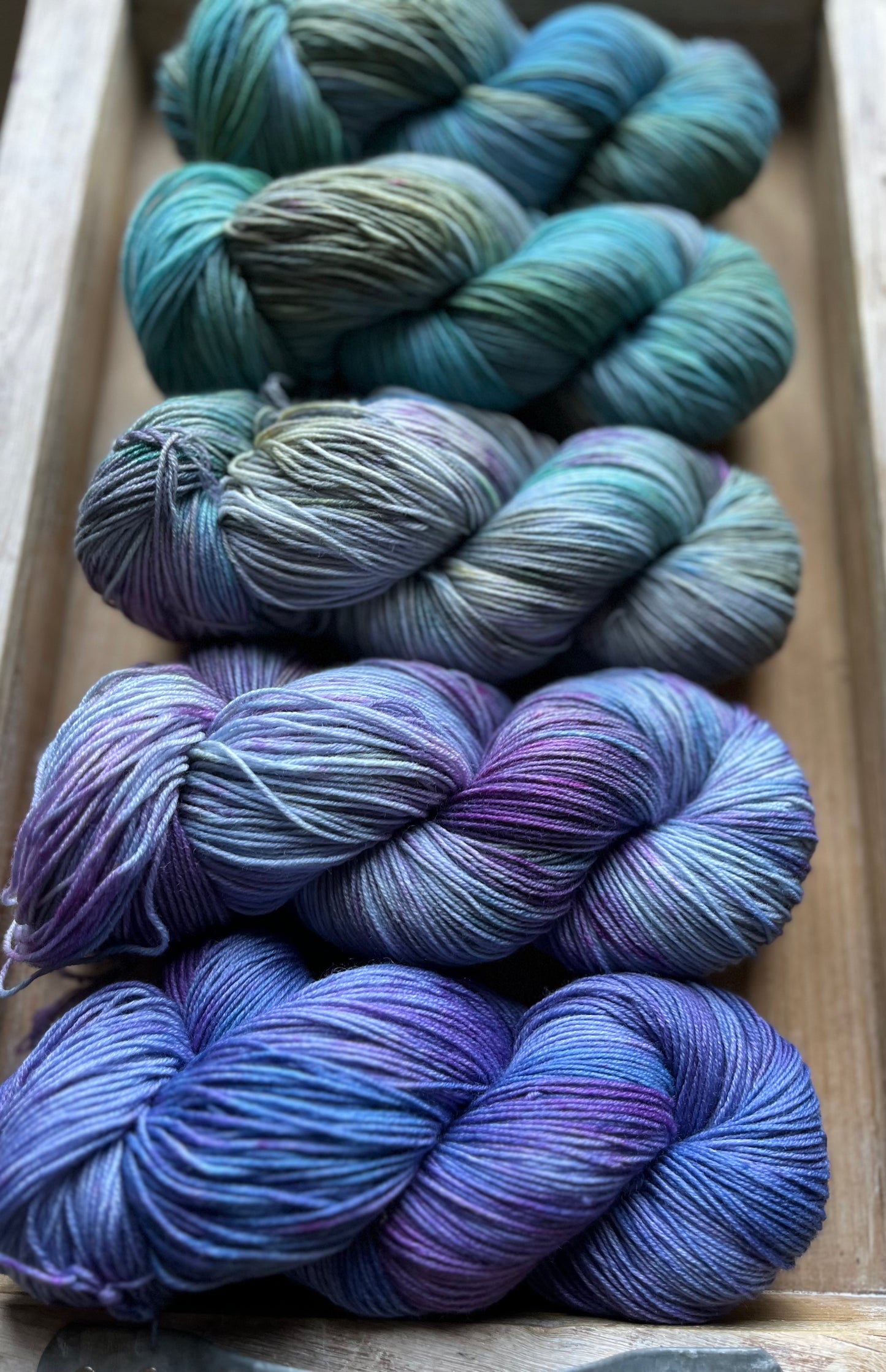 5 Skein Fade on Squishy Sock Base