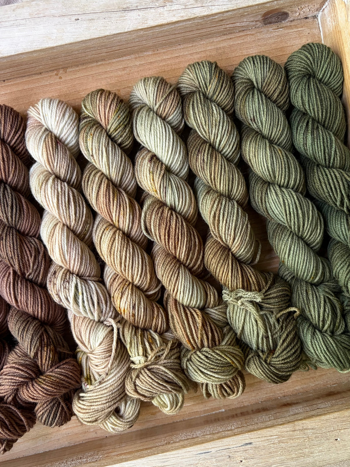 12 Skein Mini Yarn Fade - Squishy Sock Base