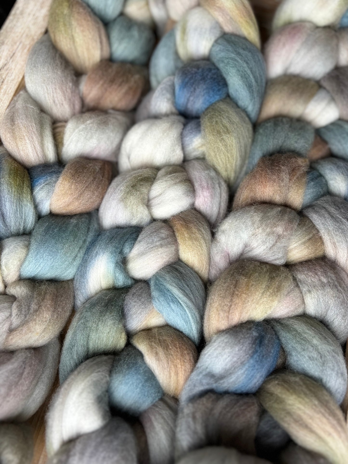 One of a Kind Batch - 100 grams of Spinning Fibre - Untreated Merino Wool 22 Micron - Hand Dyed Combed Top