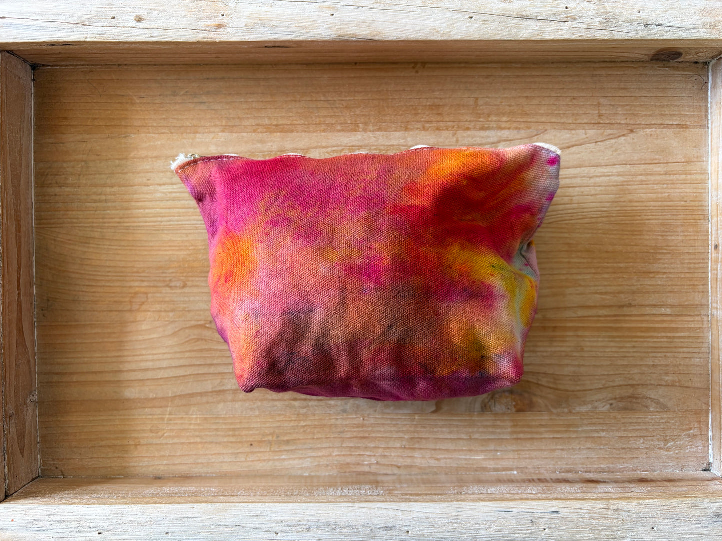 Ice Dyed Zipper Pouch