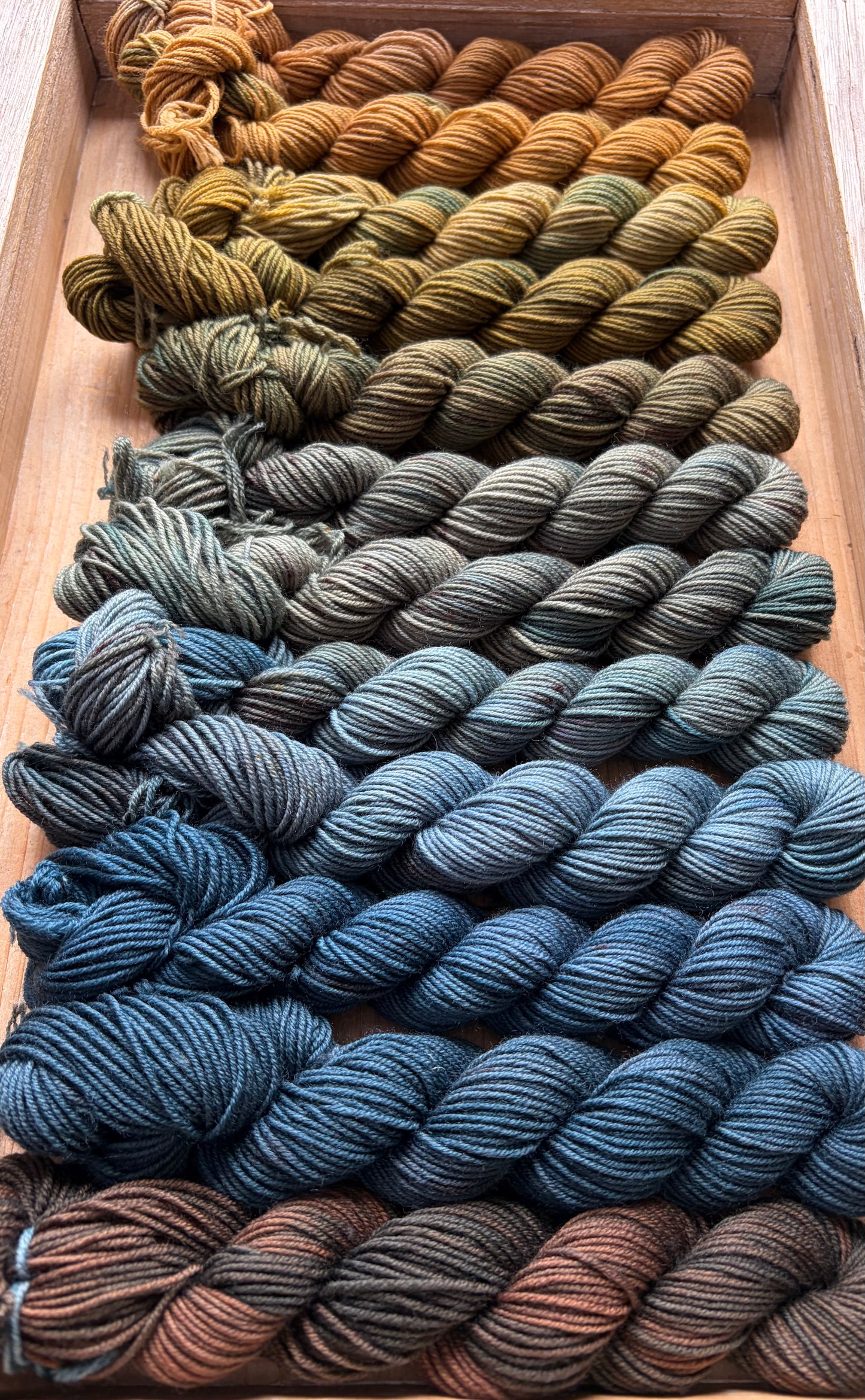 24 Skein Mini Yarn Fade - Squishy Sock Base