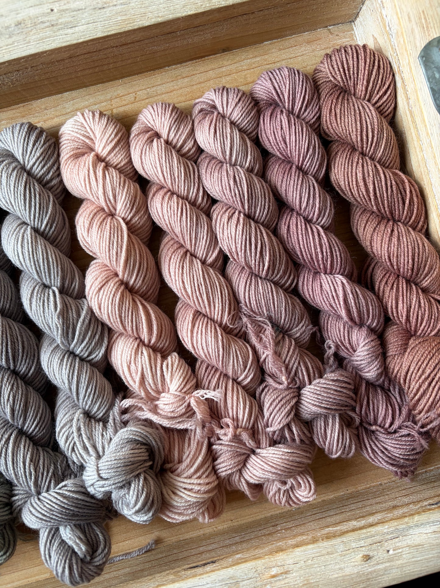 12 Skein Mini Yarn Fade - Squishy Sock Base