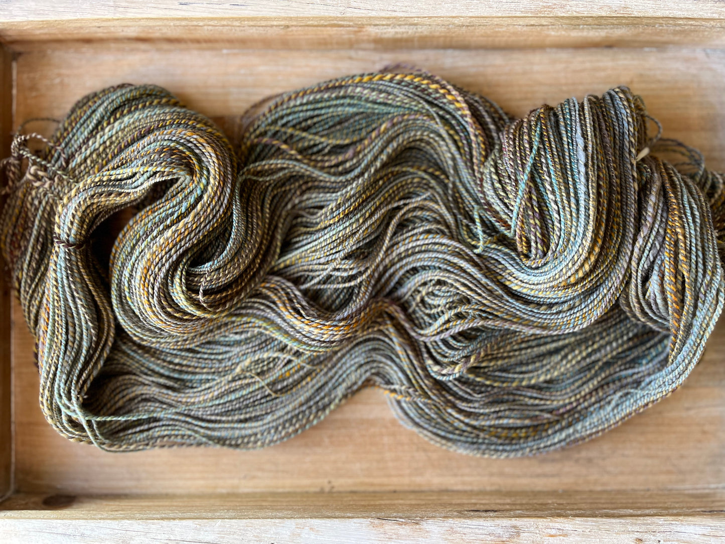 Hand Spun Yarn - 100% Untreated Merino Wool