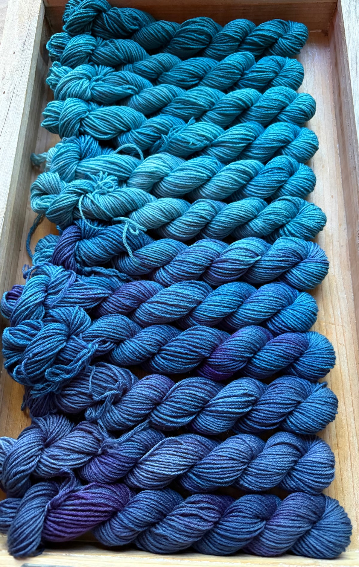 24 Skein Mini Yarn Fade - Squishy Sock Base