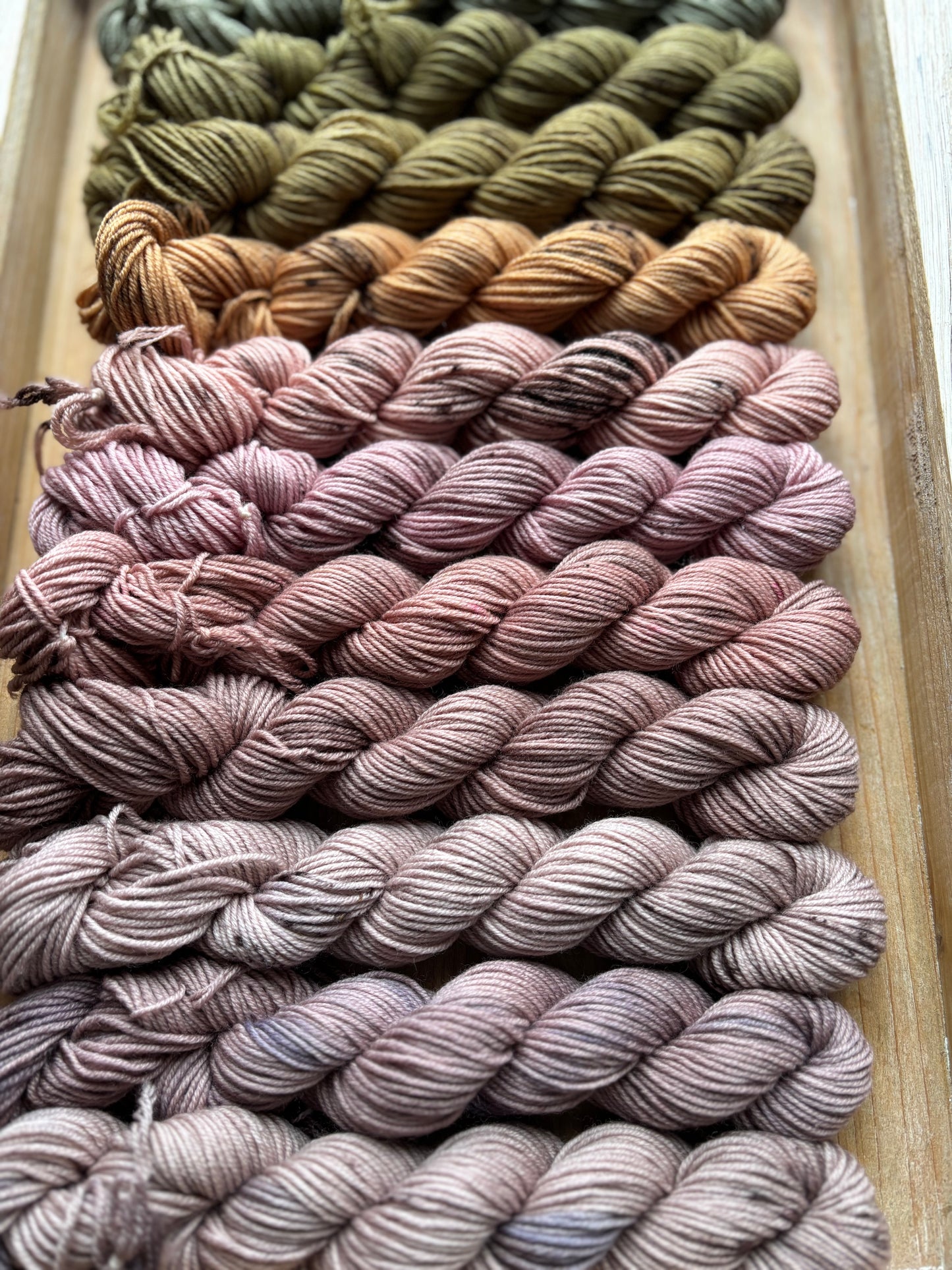 12 Skein Mini Yarn Fade - Squishy Sock Base