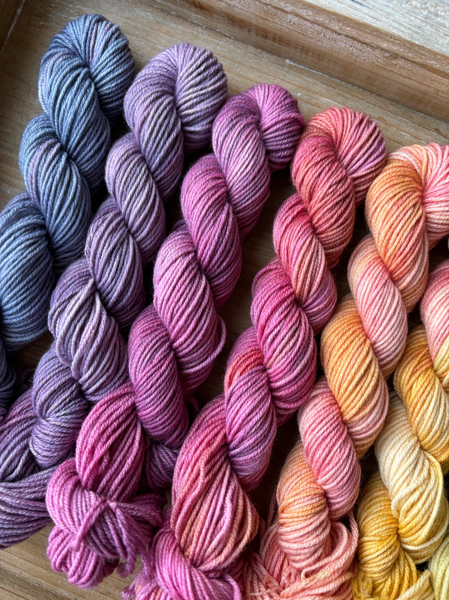 10 Skein Mini Yarn Fade - Squishy Sock Base
