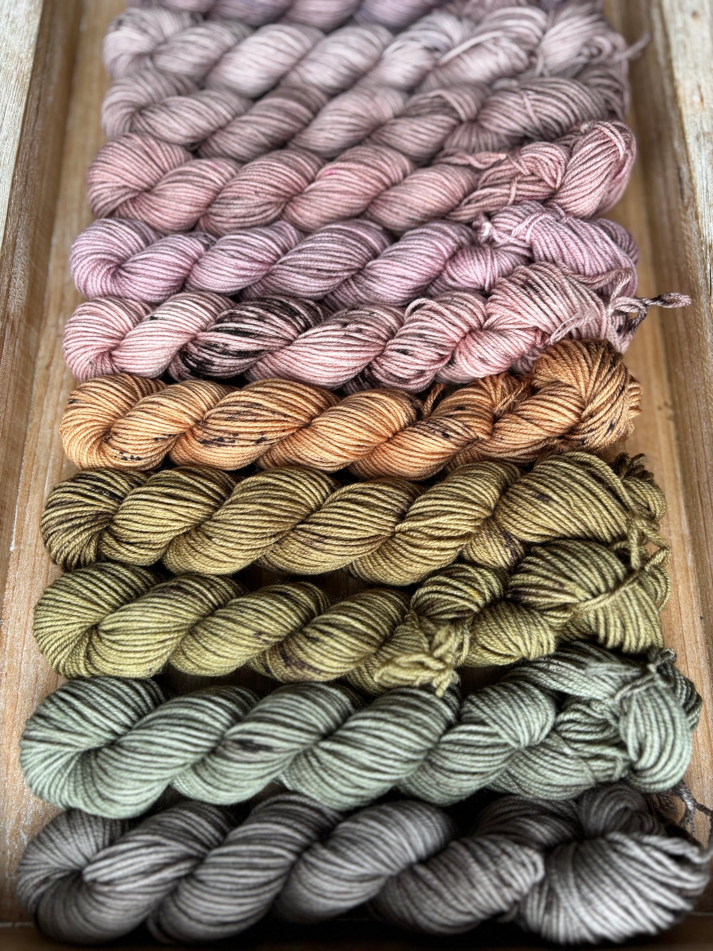 12 Skein Mini Yarn Fade - Squishy Sock Base