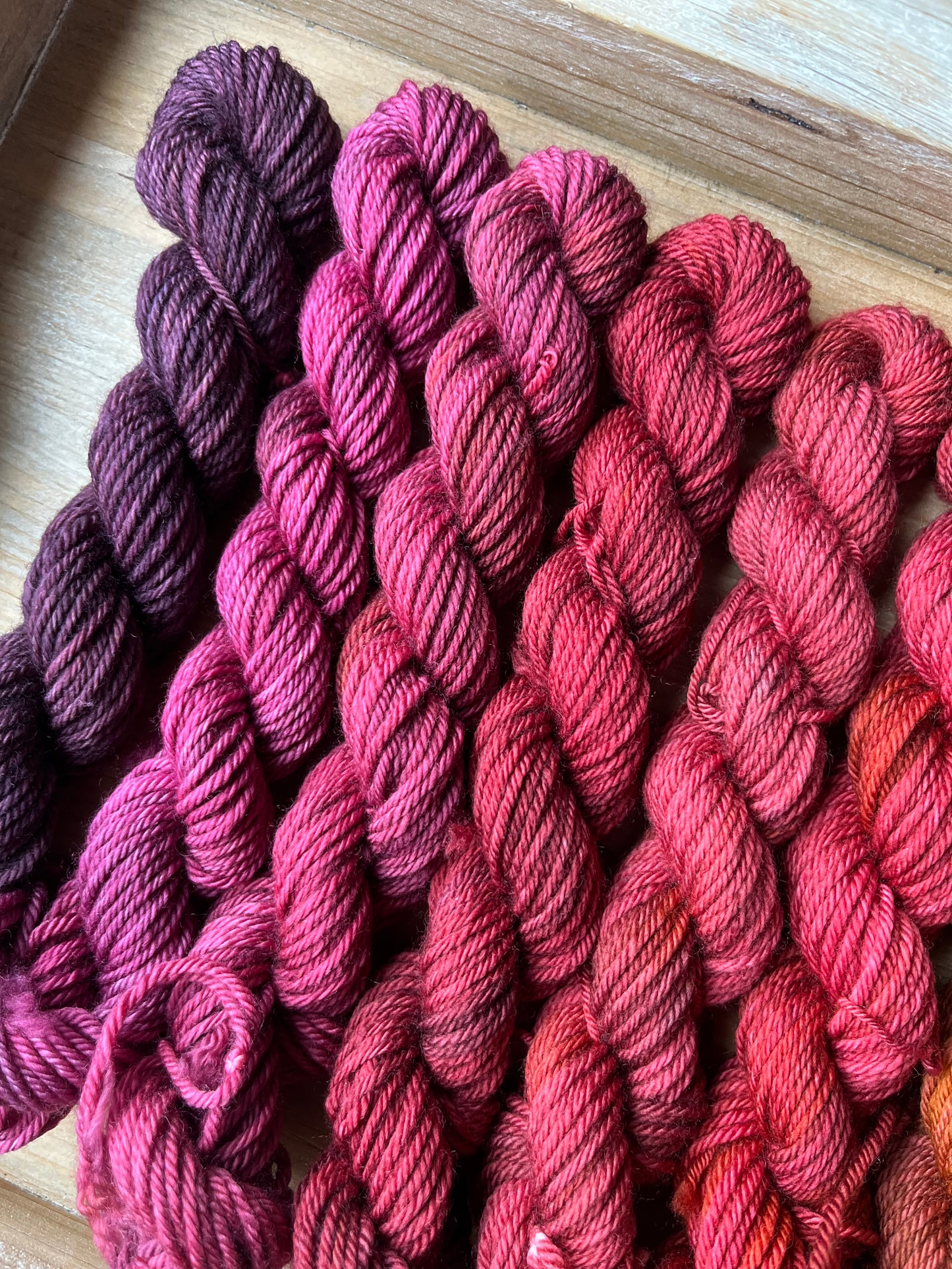 10 Skein Mini Yarn Fade - Hidden DK Base