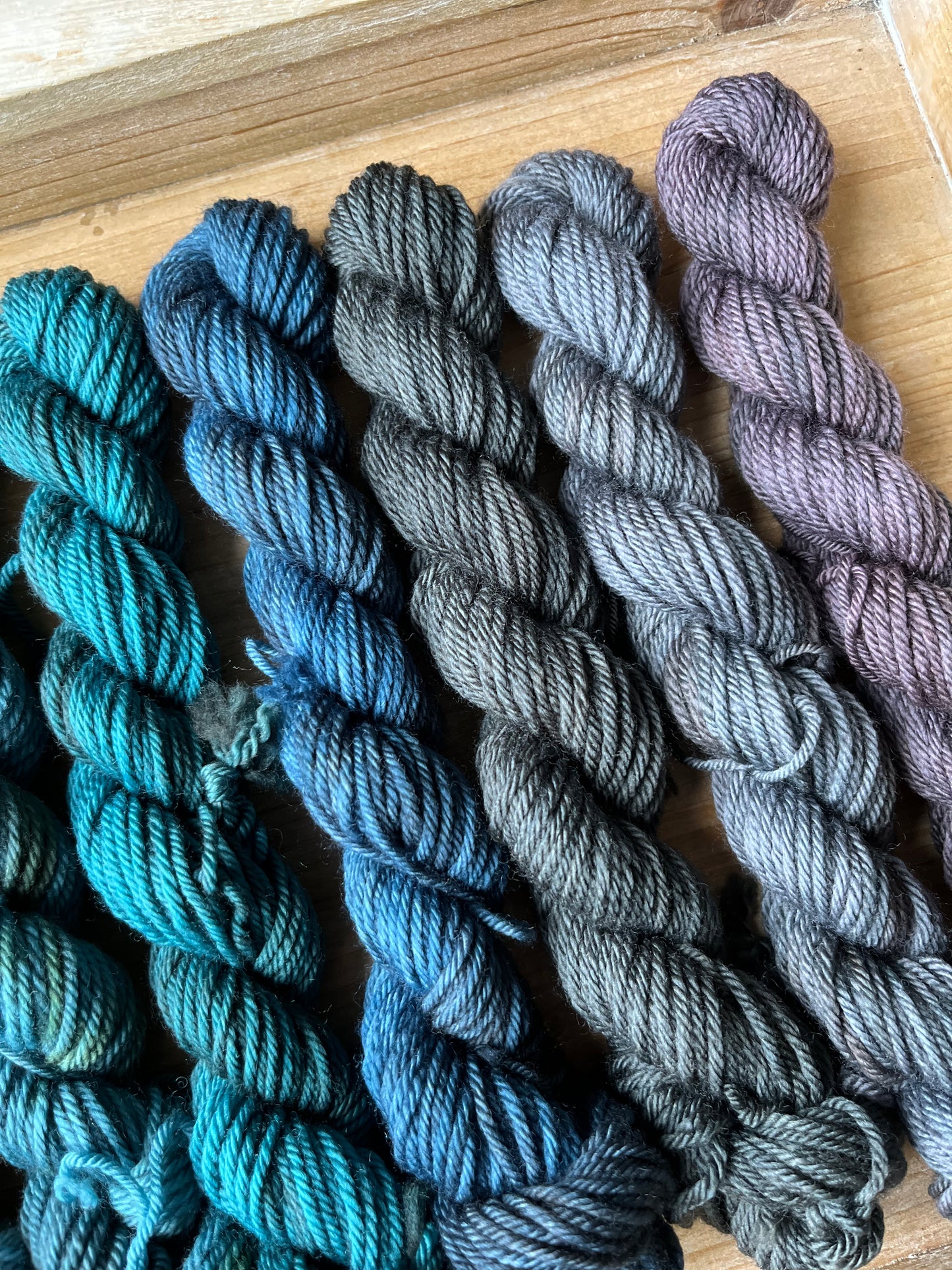 10 Skein Mini Yarn Fade - Hidden DK Base