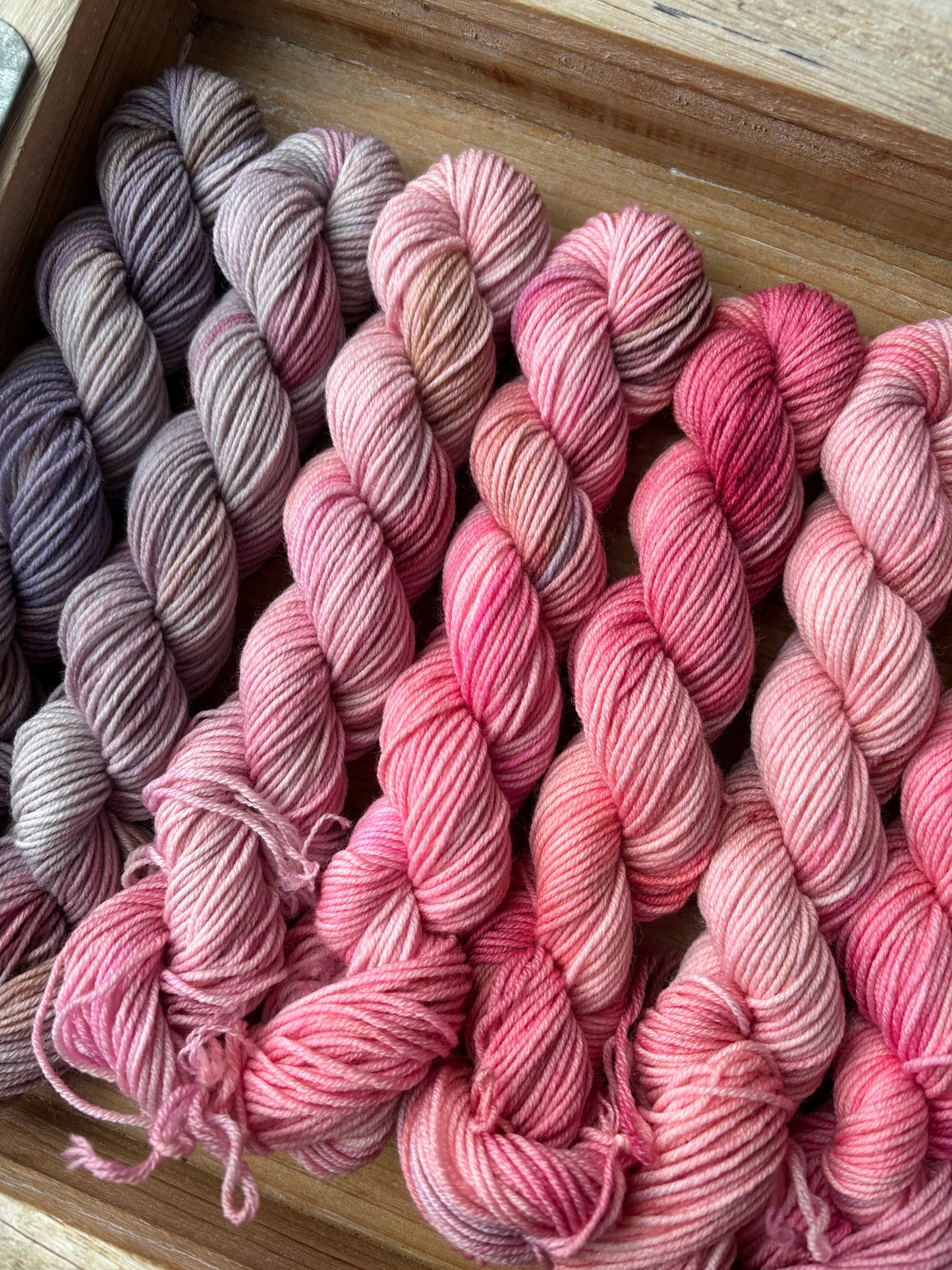 12 Skein Mini Yarn Fade - Squishy Sock Base