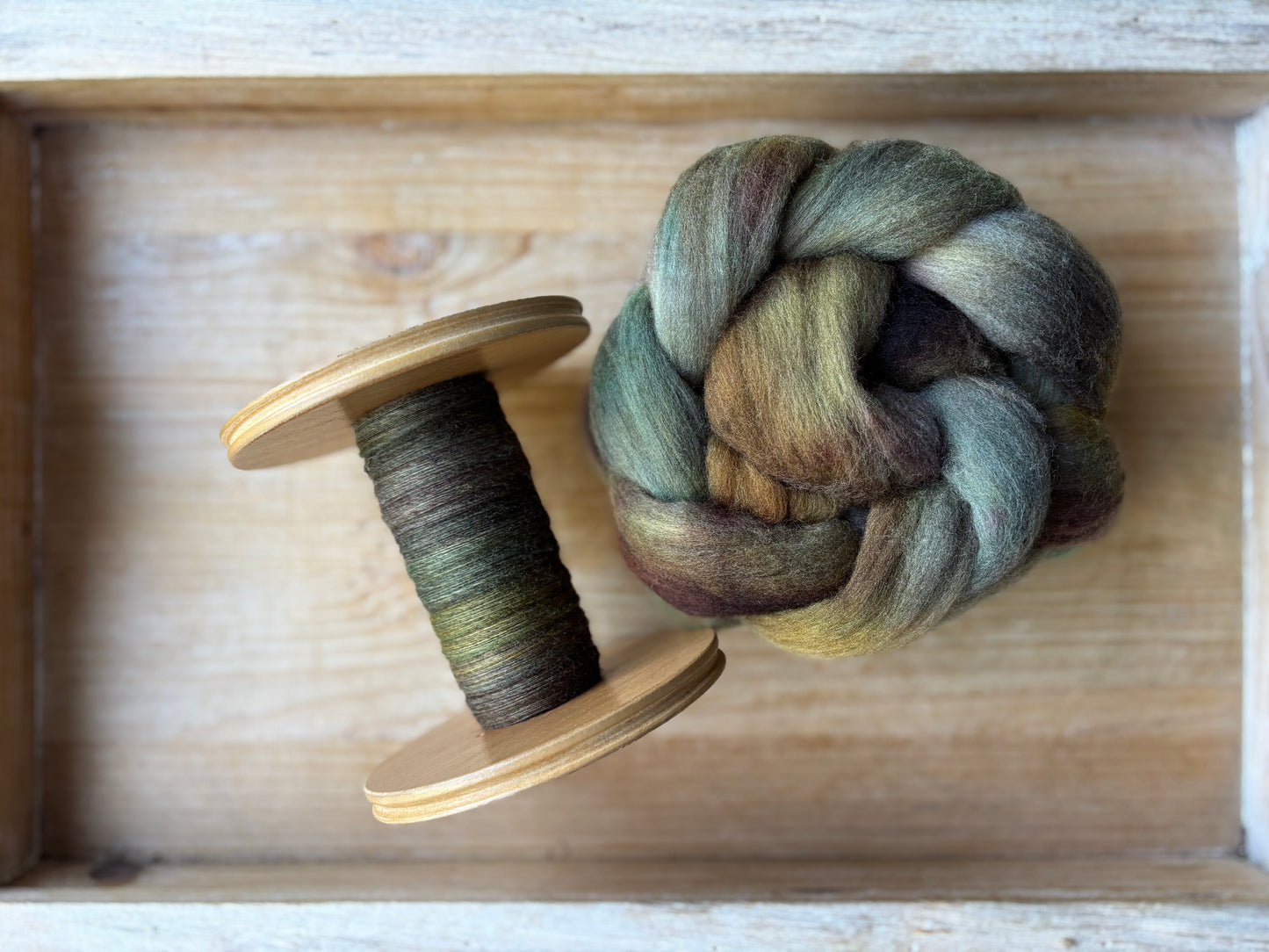 Hand Spun Yarn - 100% Untreated Merino Wool