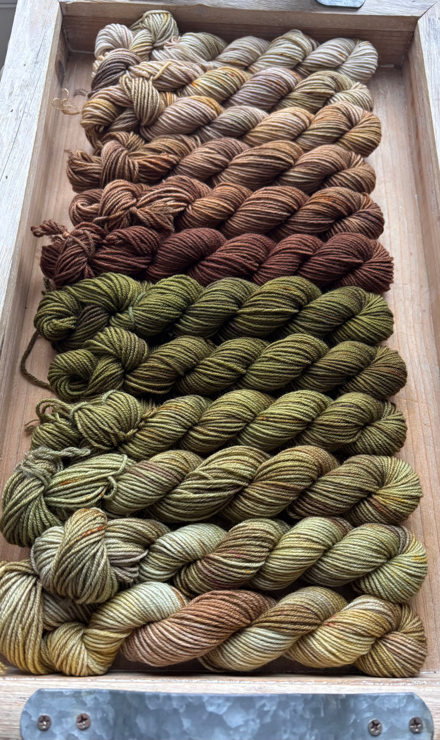 12 Skein Mini Yarn Fade - Squishy Sock Base