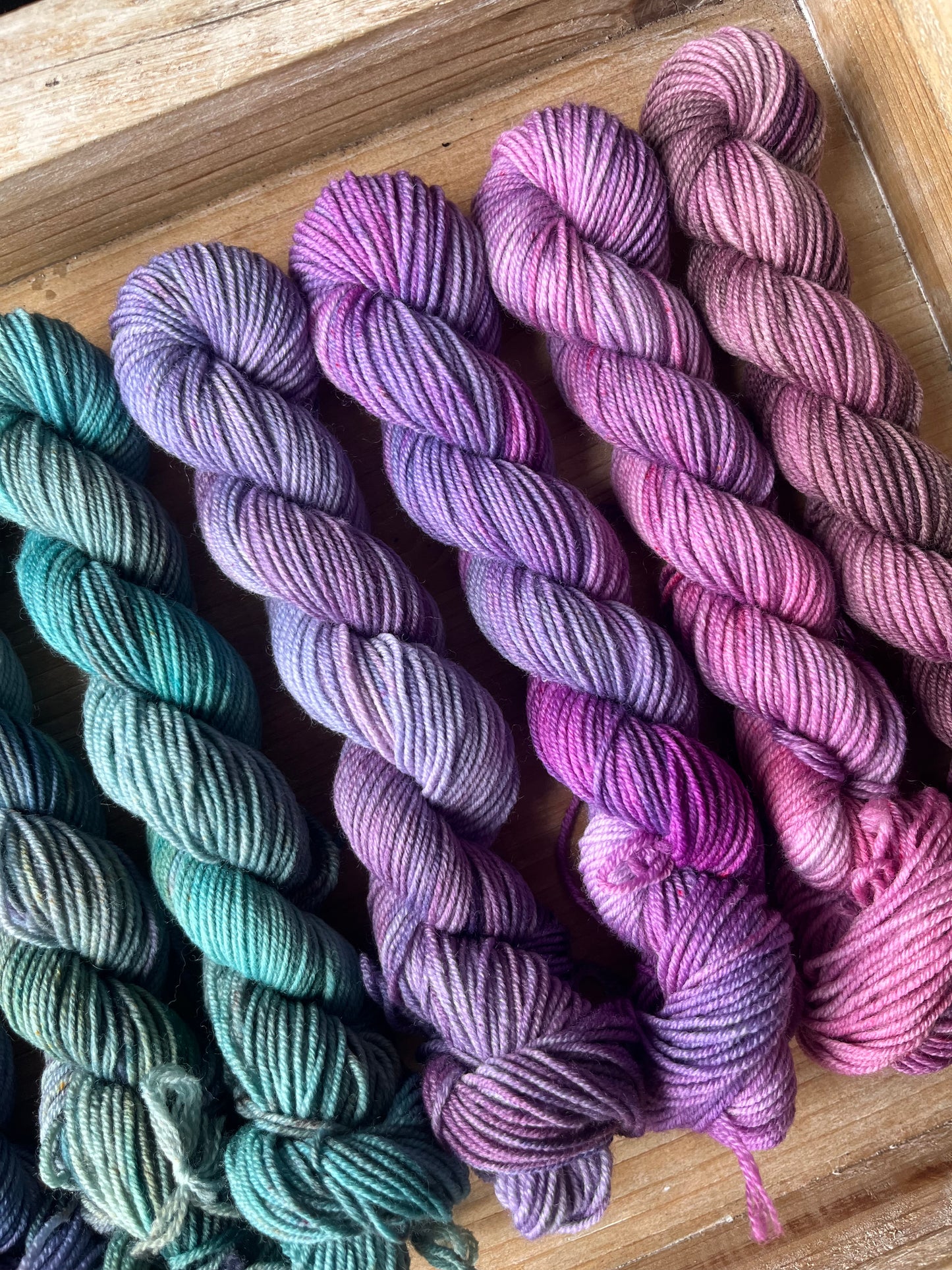 10 Skein Mini Yarn Fade - Squishy Sock Base