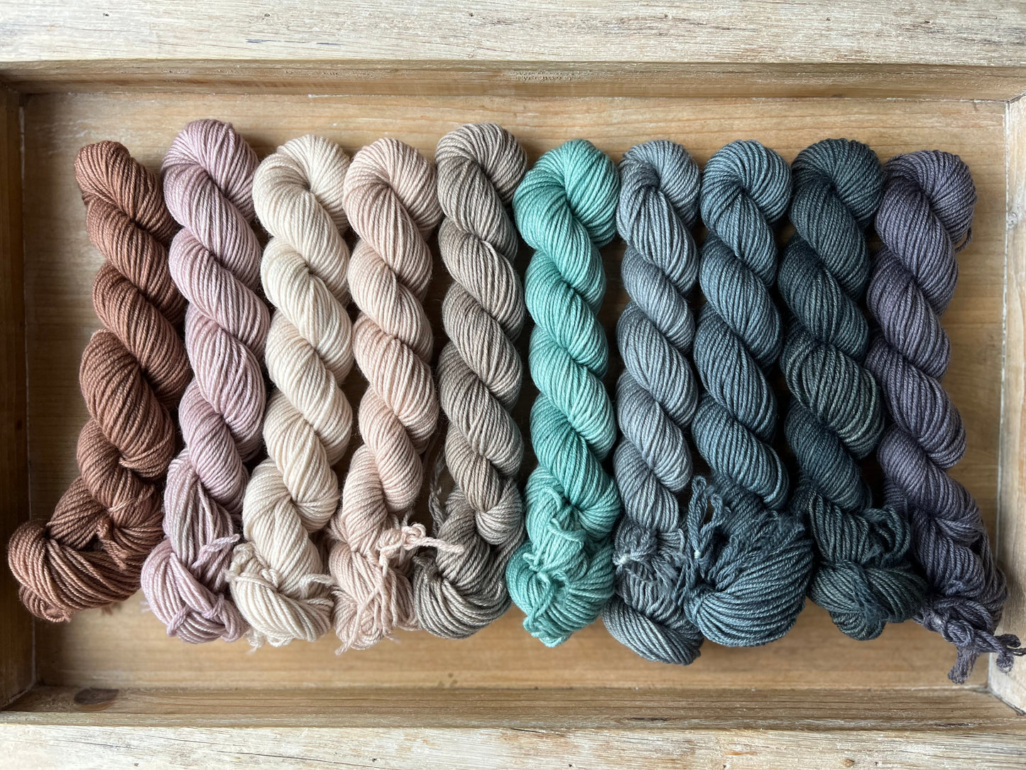10 Skein Mini Yarn Fade - Squishy Sock Base