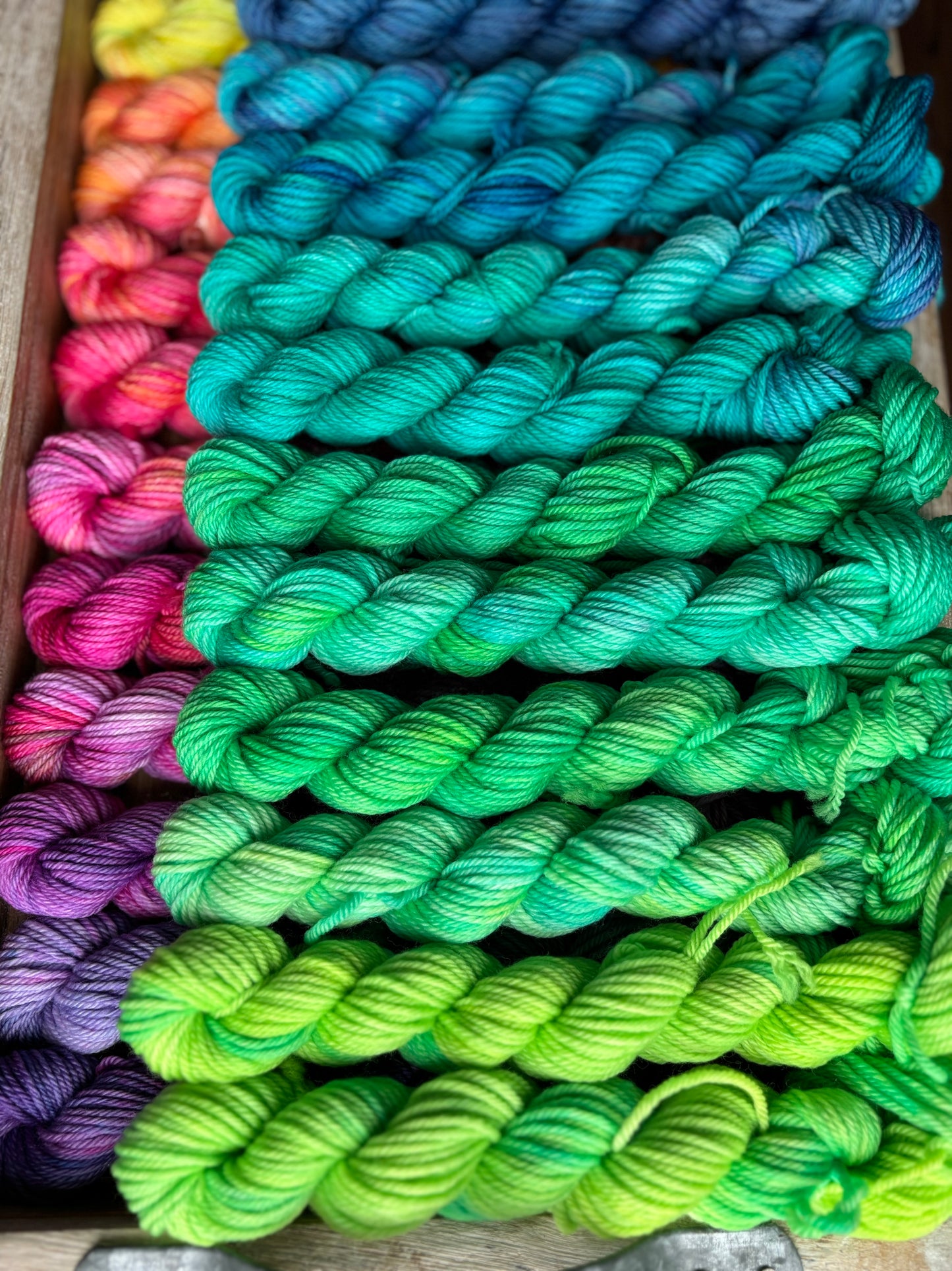 24 Skein Mini Yarn Fade - Hidden DK Base