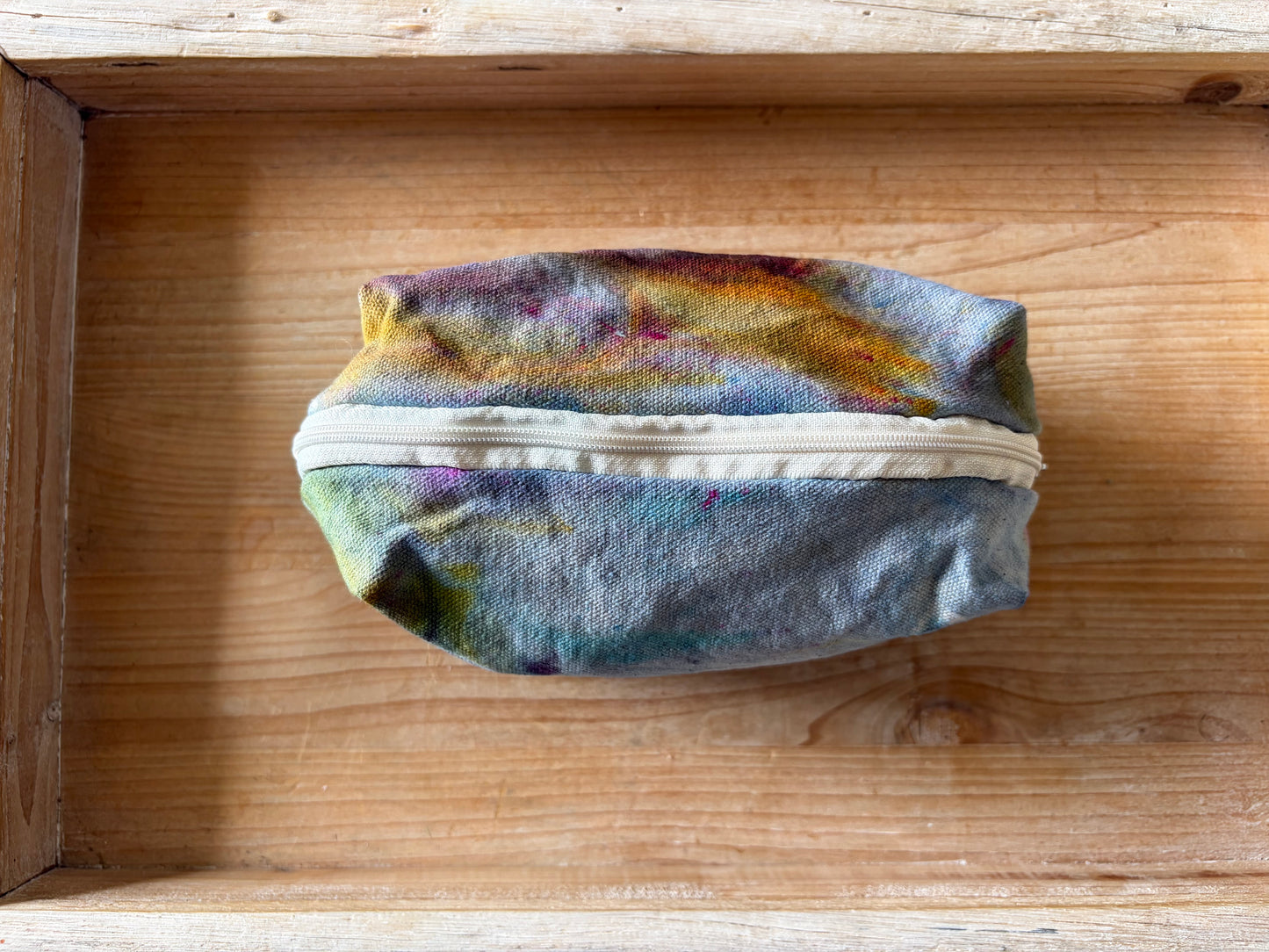 Ice Dyed Zipper Pouch