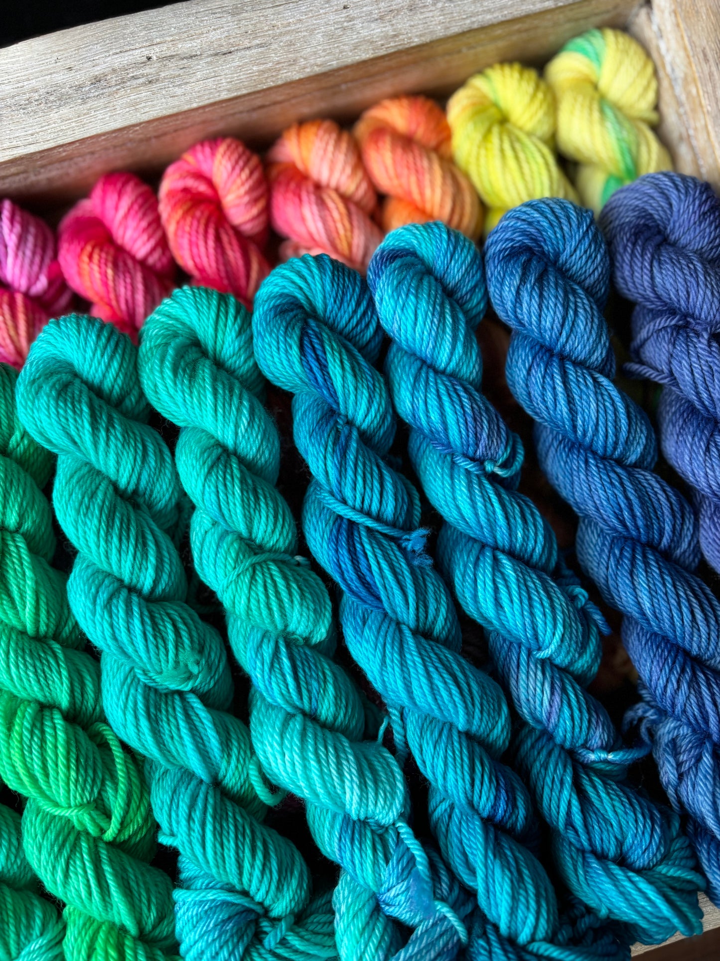 24 Skein Mini Yarn Fade - Hidden DK Base