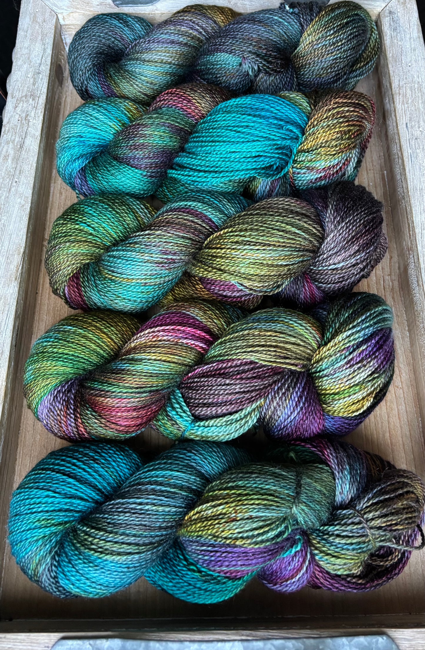5 Skein Fade on Luxe Sock Base