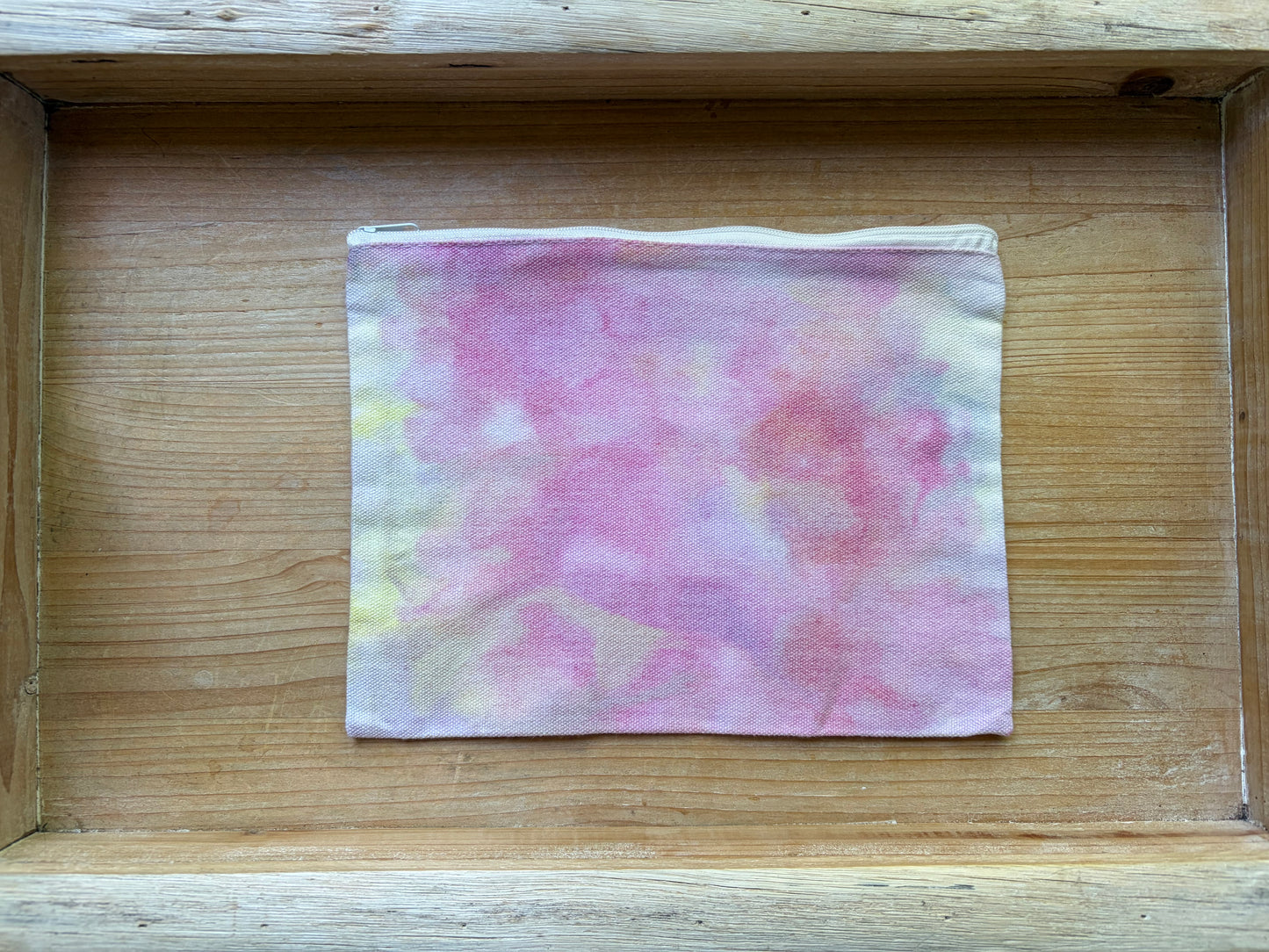 Ice Dyed Zipper Pouch