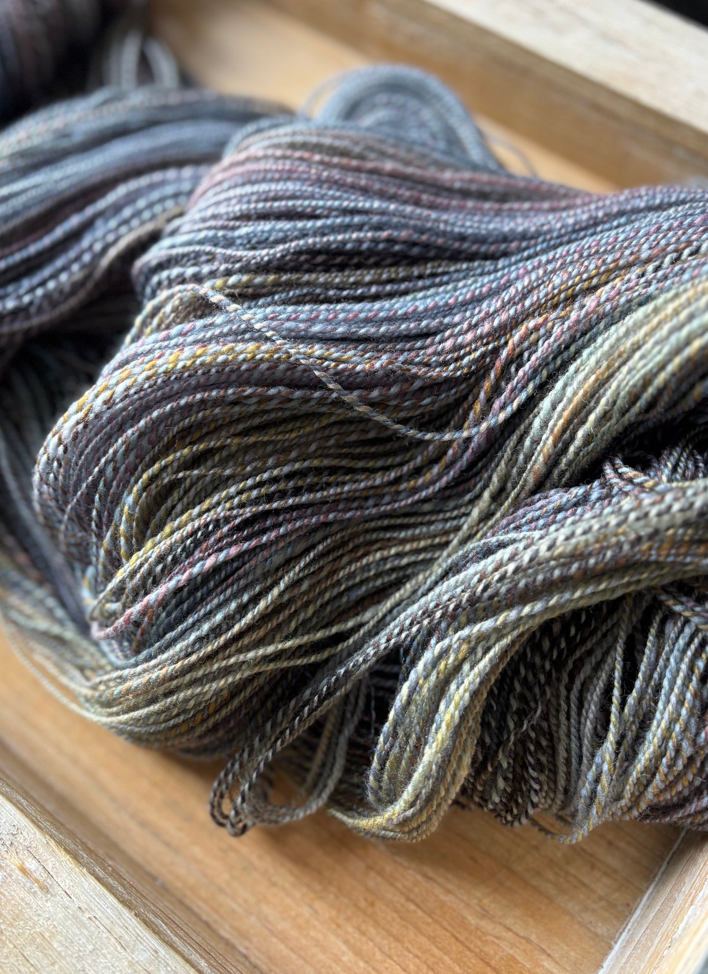 Hand Spun Yarn - 100% Untreated Merino Wool