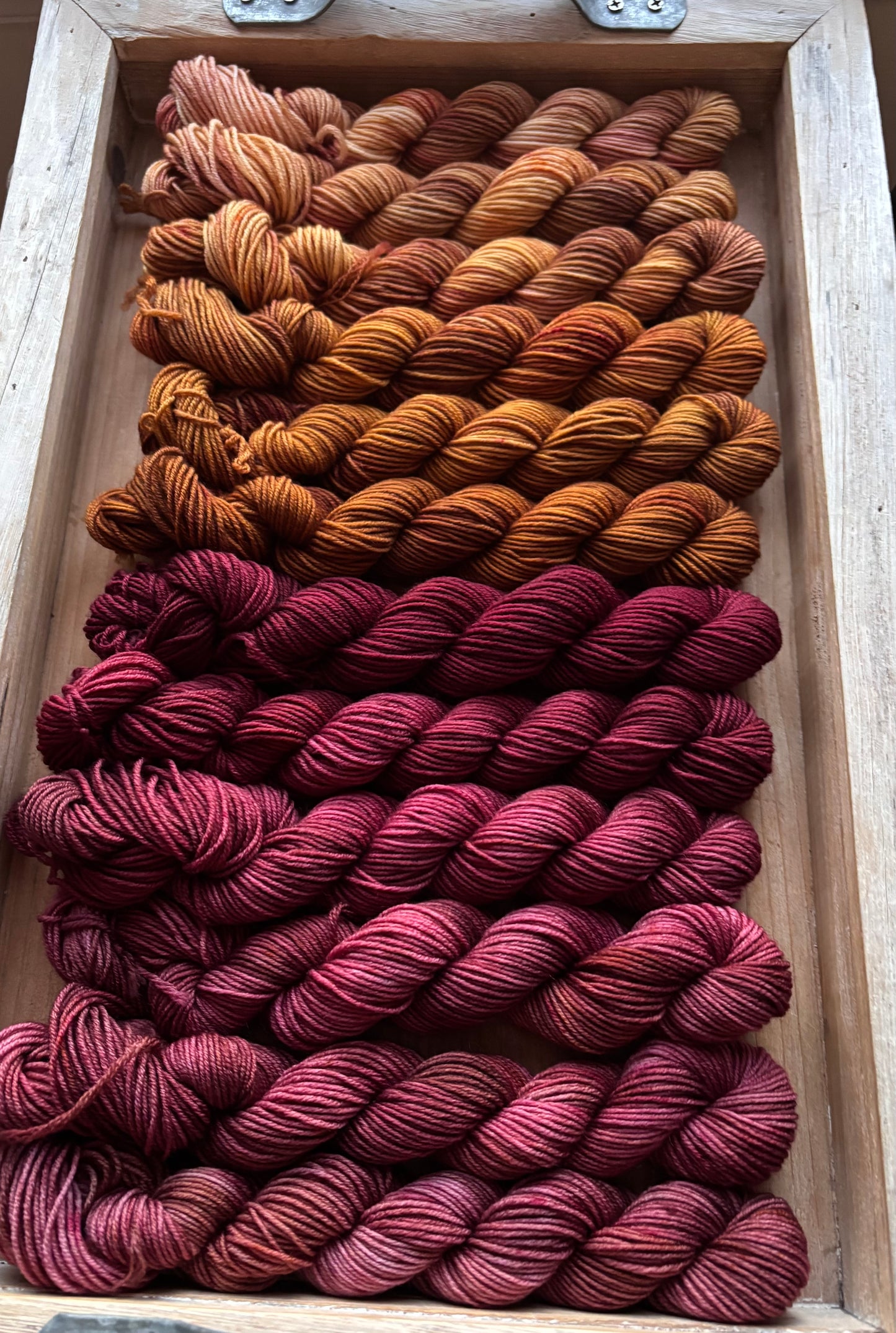 12 Skein Mini Yarn Fade - Squishy Sock Base