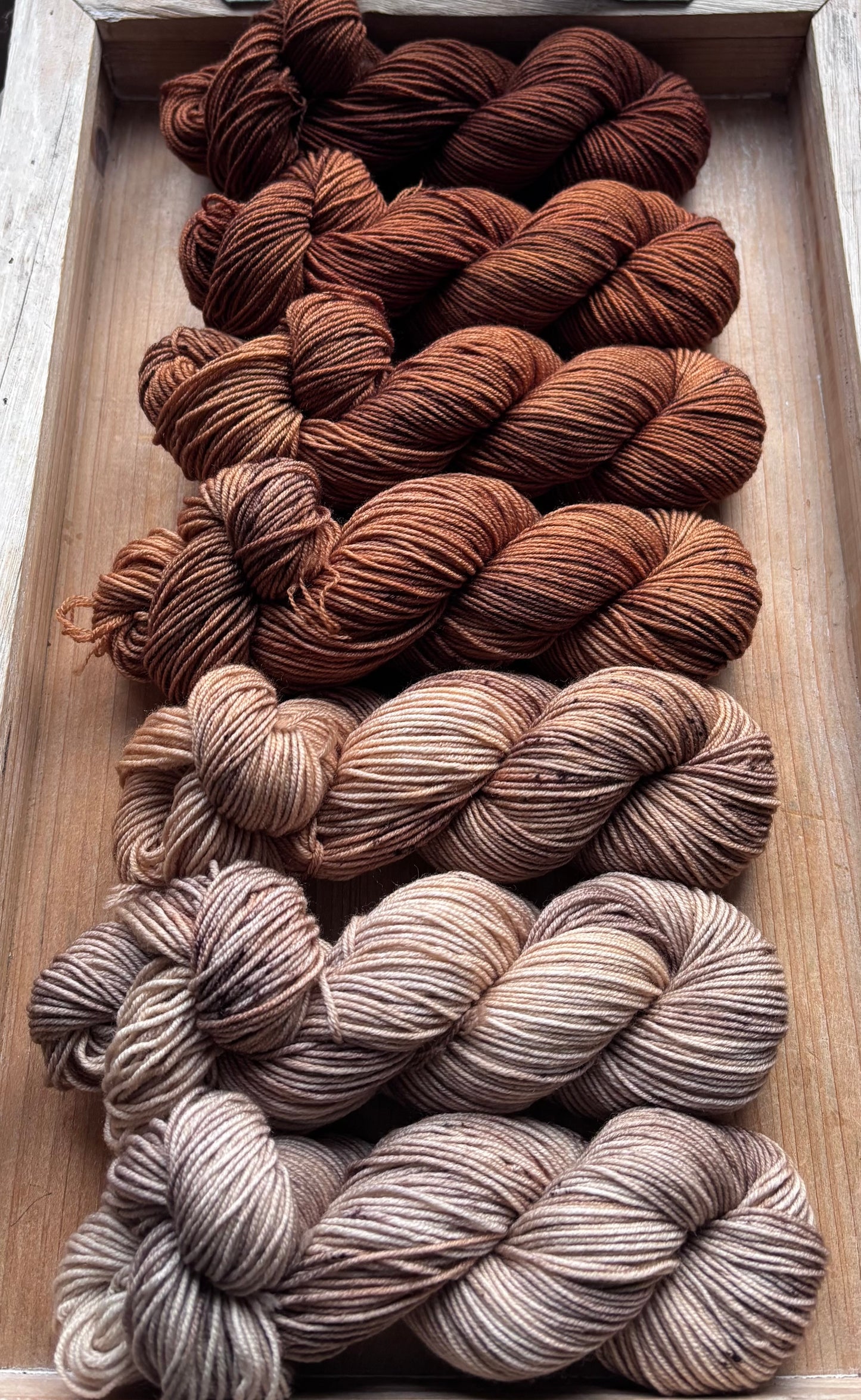 15 Skein Mini Yarn Fade - Squishy Sock Base