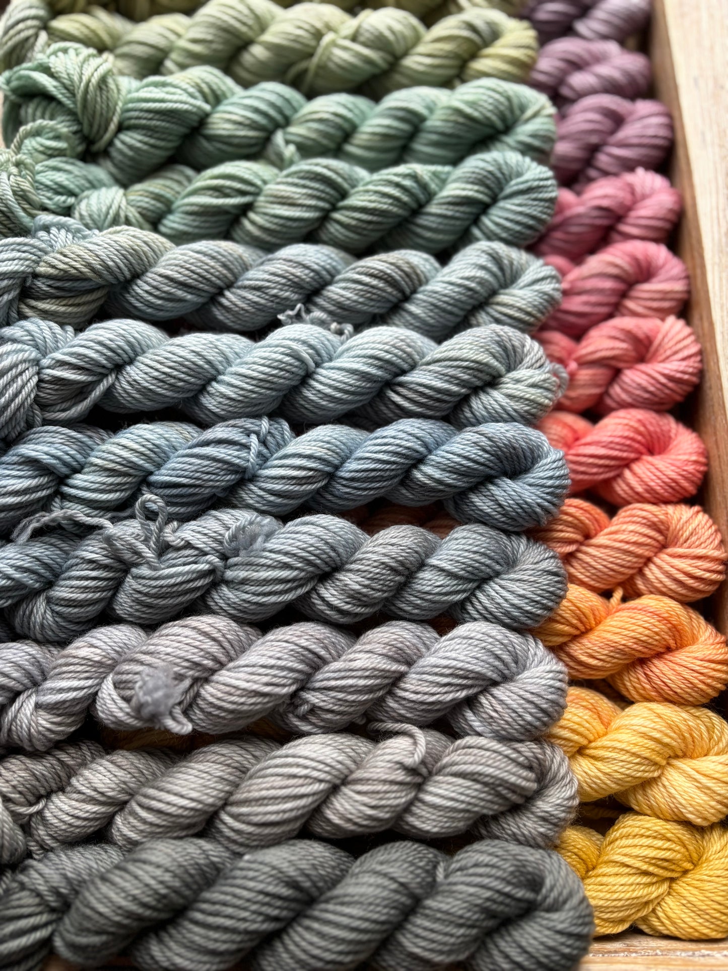 24 Skein Mini Yarn Fade - Hidden DK Base