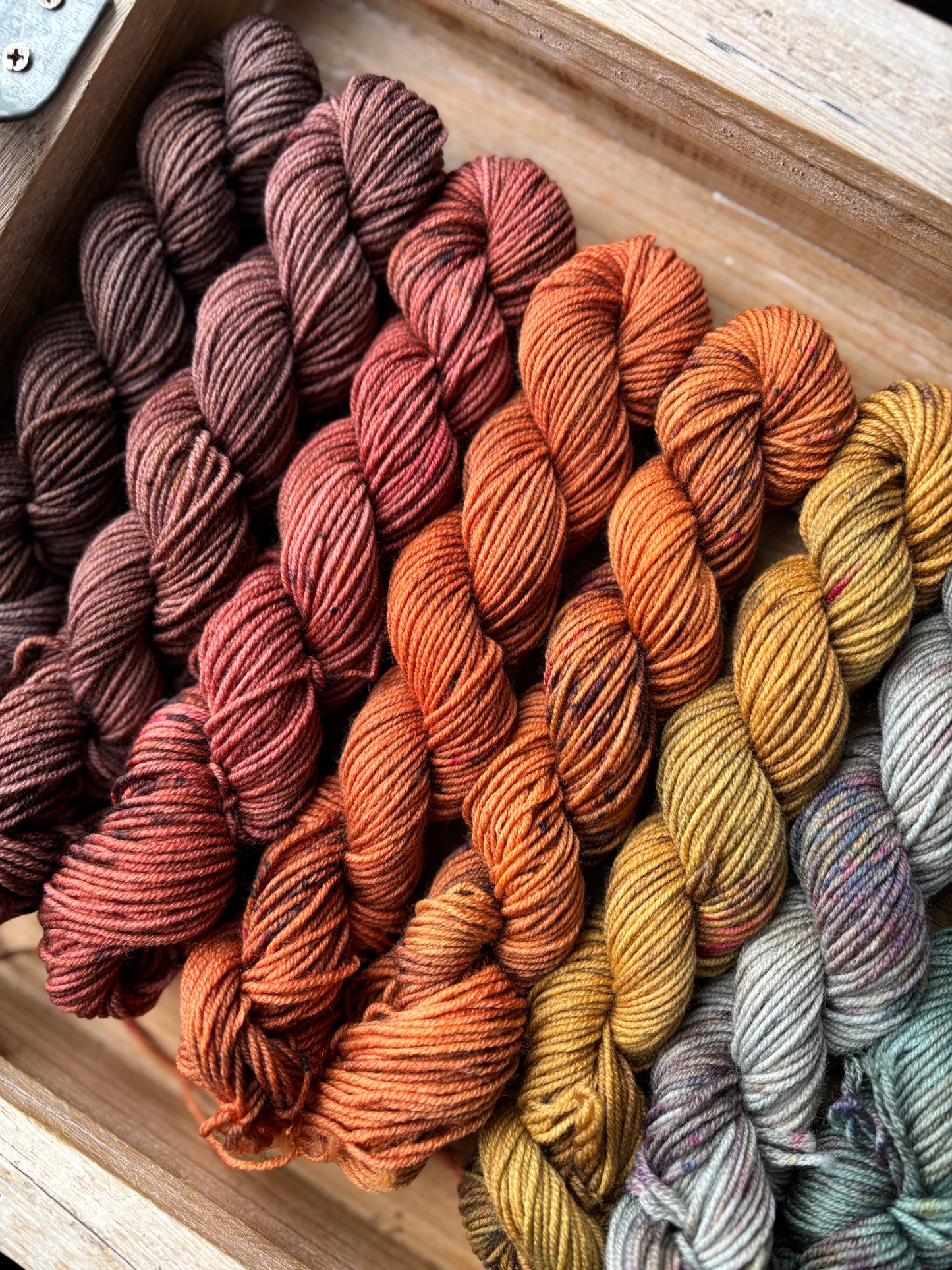 12 Skein Mini Yarn Fade - Squishy Sock Base