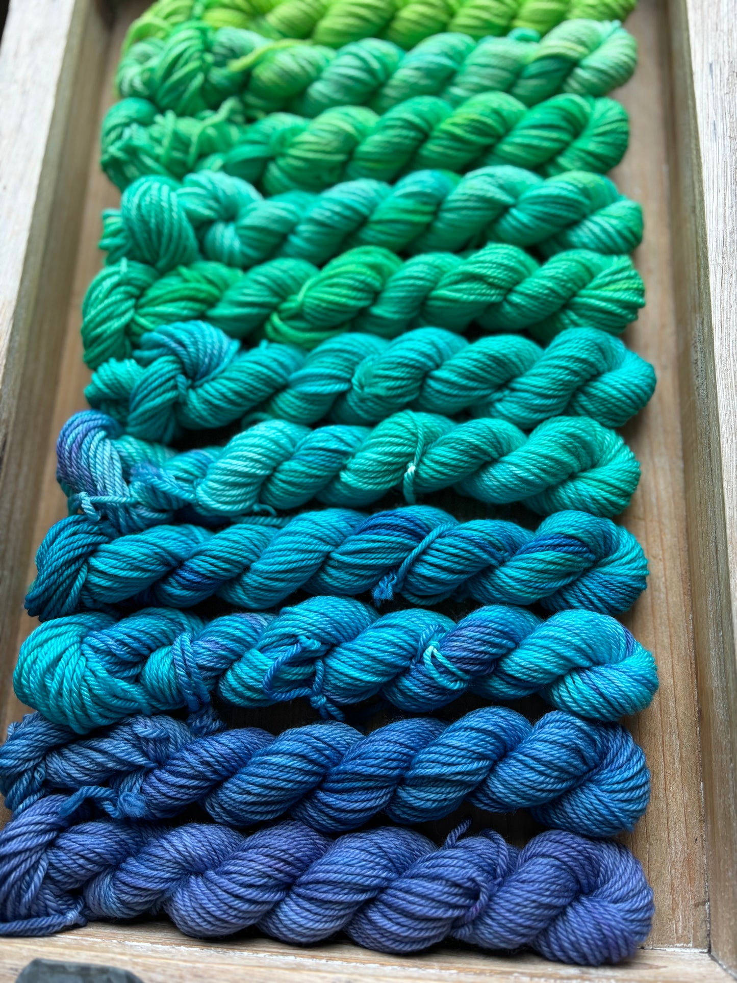 24 Skein Mini Yarn Fade - Hidden DK Base